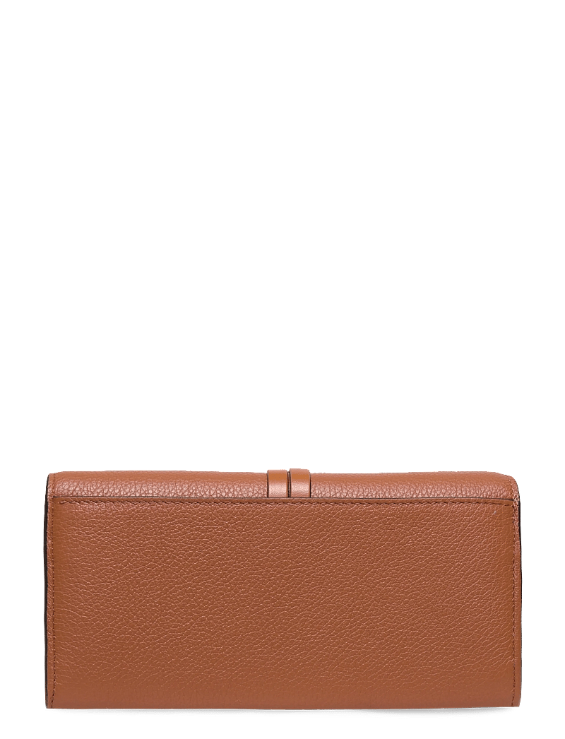 Chloé - Leather Bifold Long Wallet - portemonnaies - brown - 1