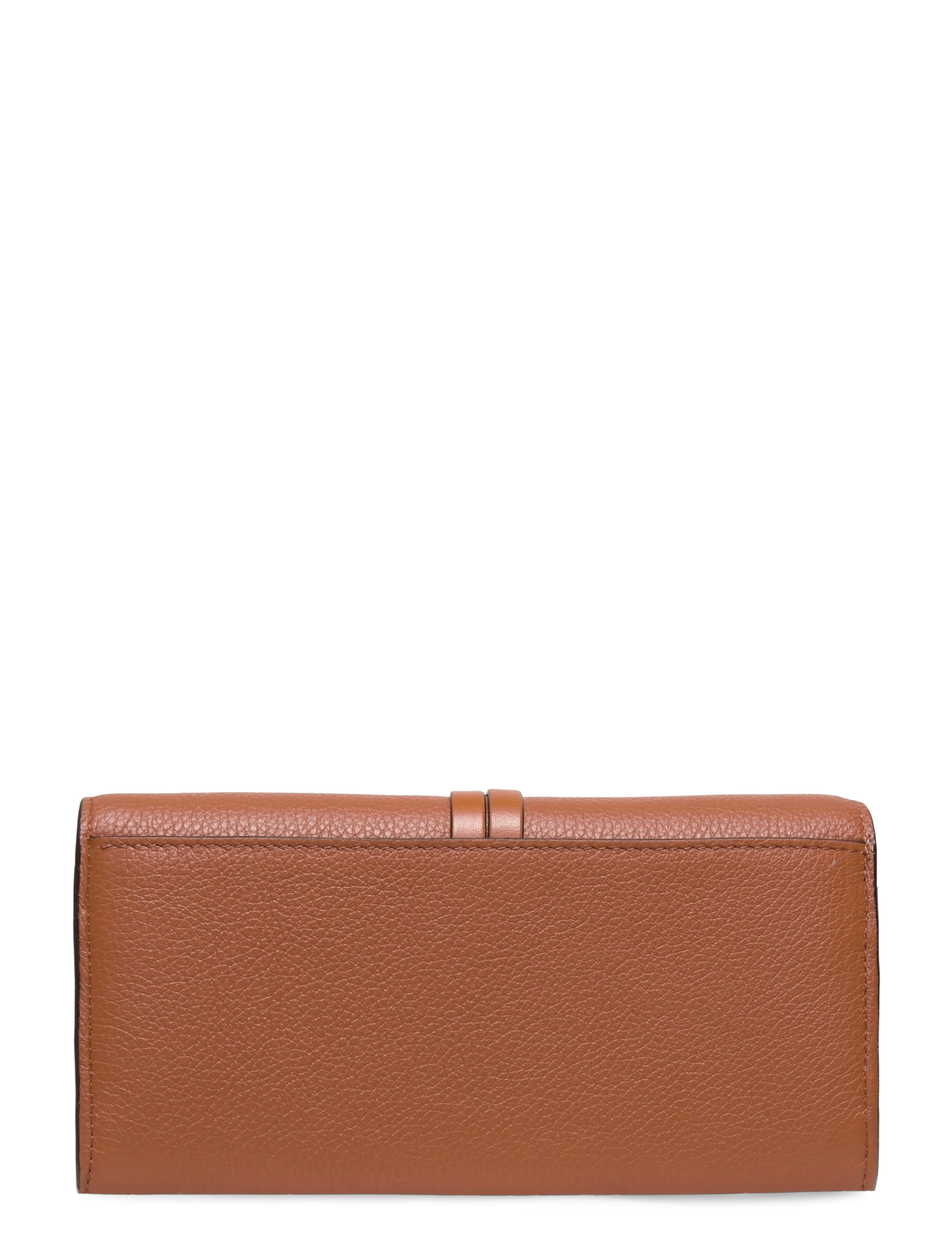 Chloé - Leather Bifold Long Wallet - naudas maki - brown - 1