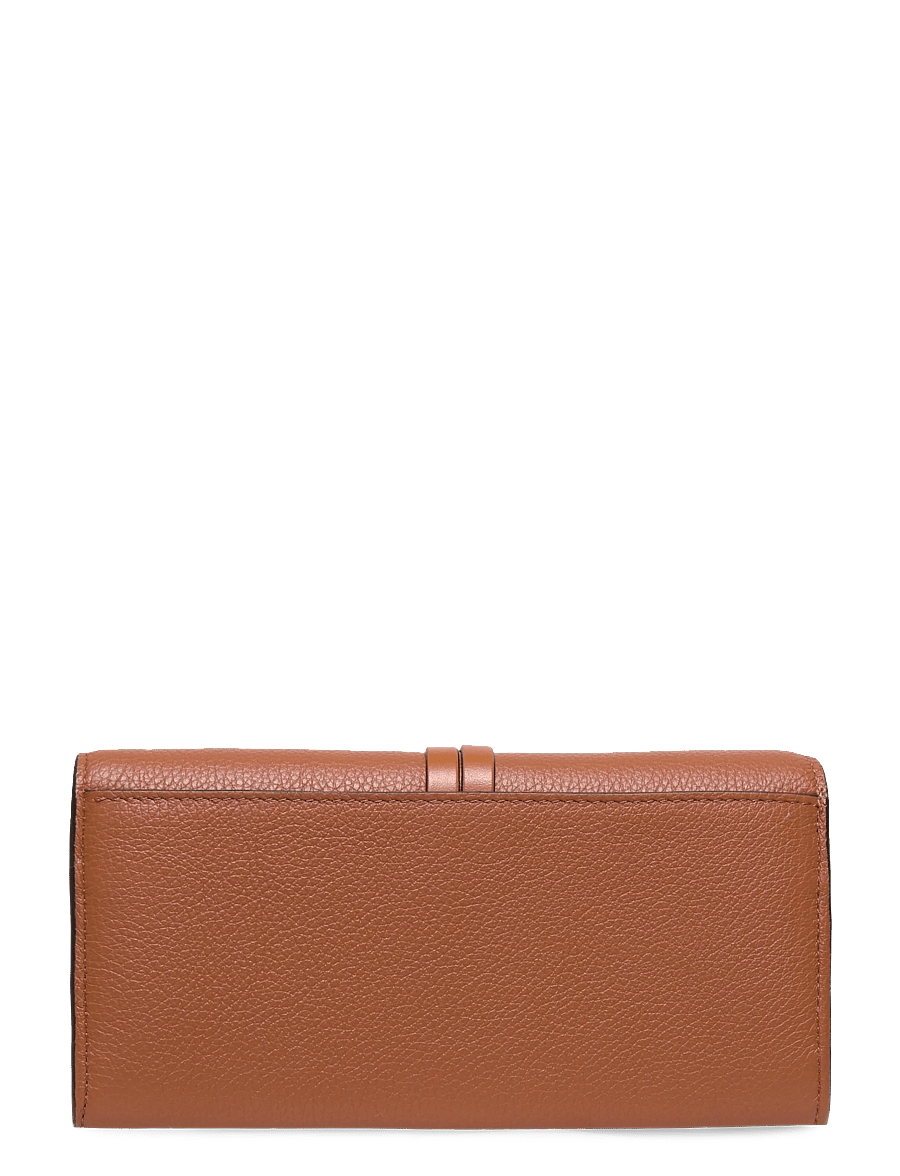 Chloé - Leather Bifold Long Wallet - naudas maki - brown - 1