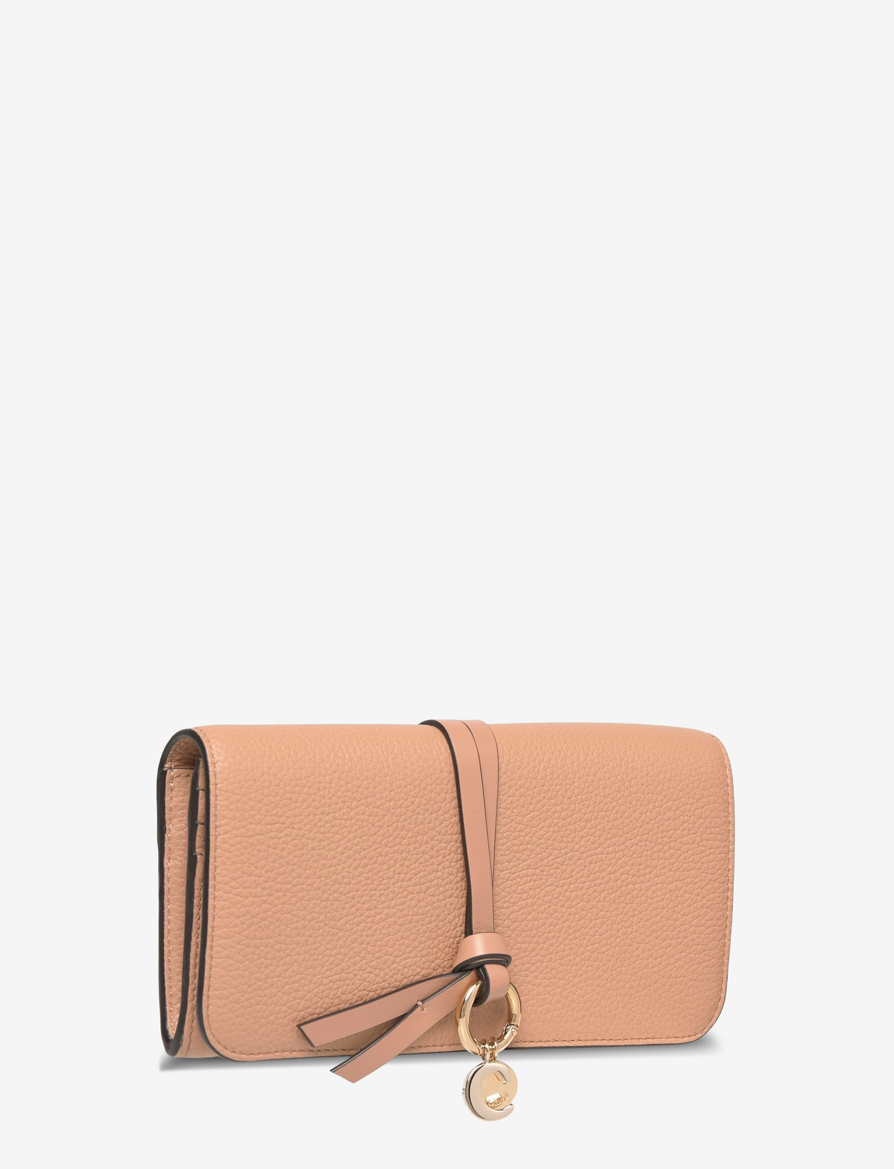 Chloé - Leather Bifold Long Wallet - portemonnaies - beige - 2