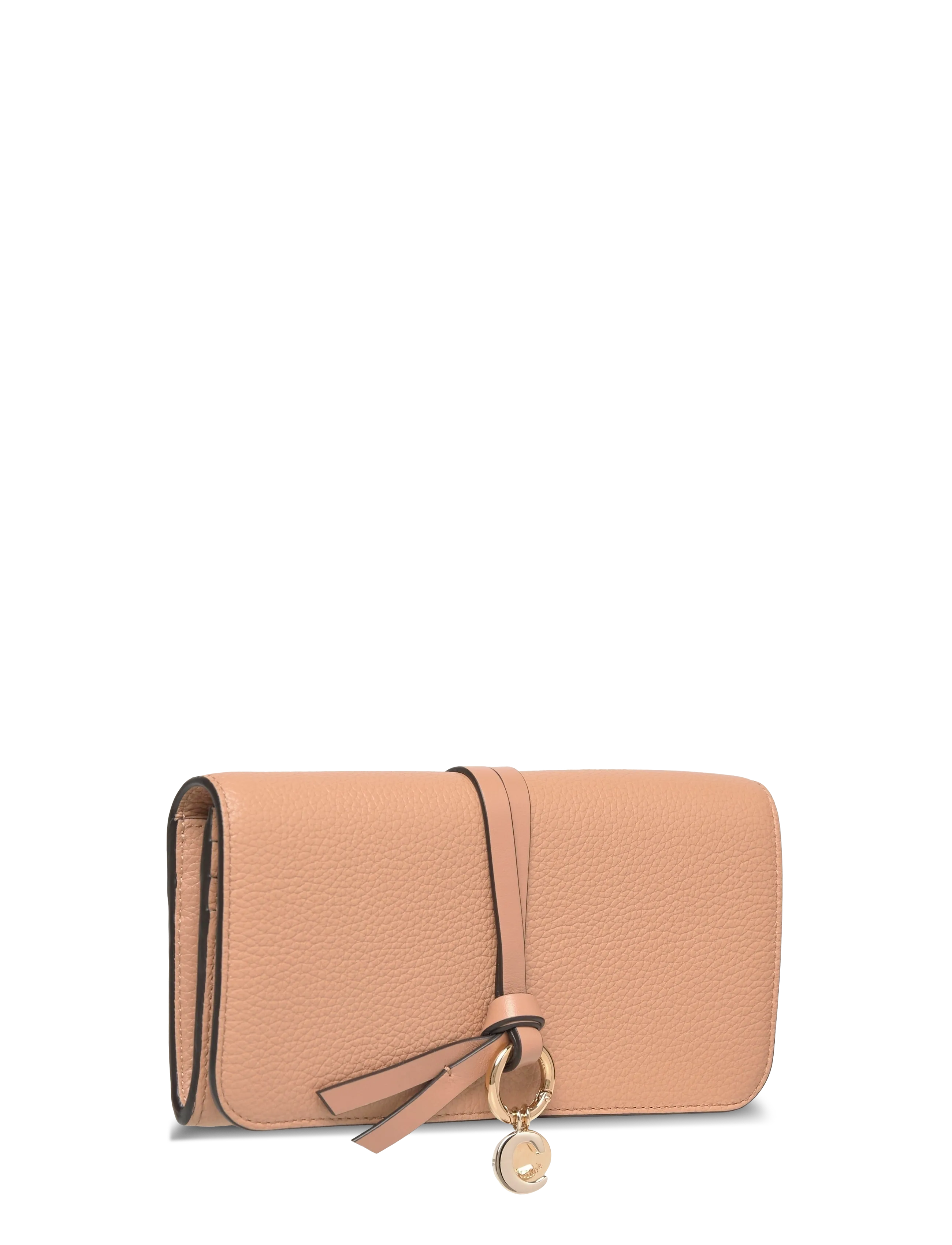 Chloé - Leather Bifold Long Wallet - plånböcker - beige - 2