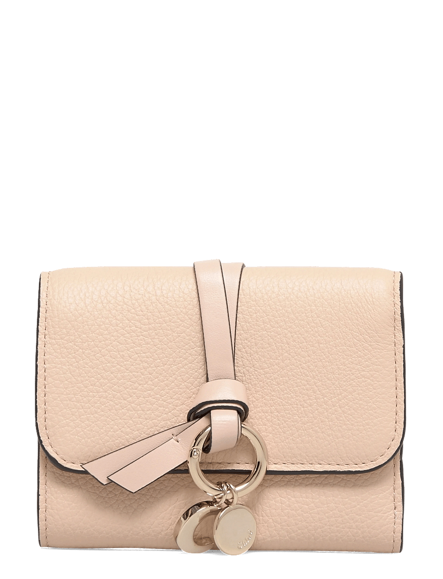 Chloé - Small Alphabet 3-Section Wallet - portemonnaies - pink - 0