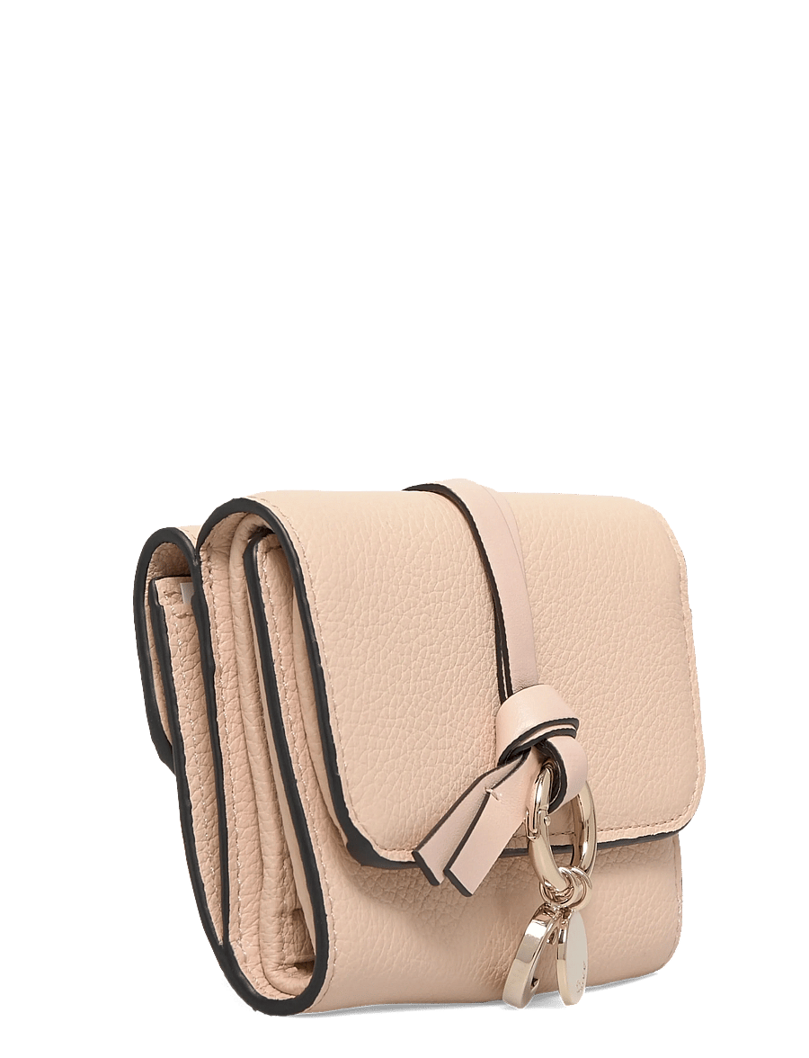 Chloé - Small Alphabet 3-Section Wallet - portemonnaies - pink - 2