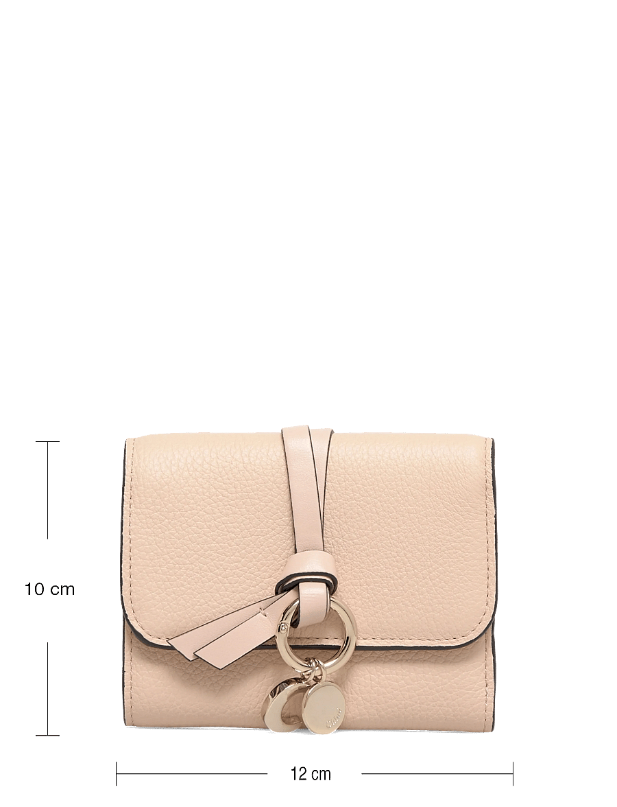 Chloé - Small Alphabet 3-Section Wallet - portemonnaies - pink - 3