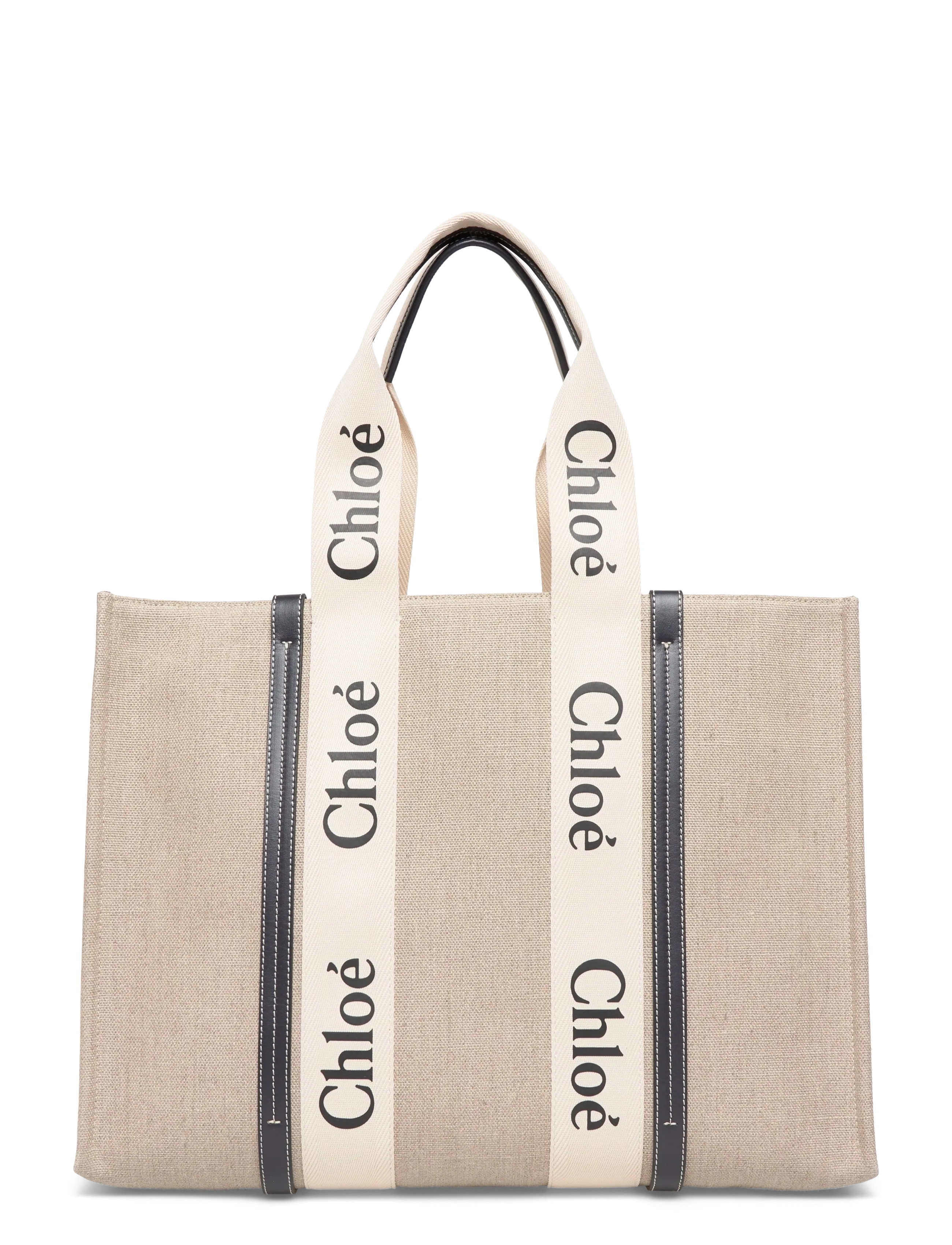 Chloé Woody Tote Bag - Designers - BEIGE / beige