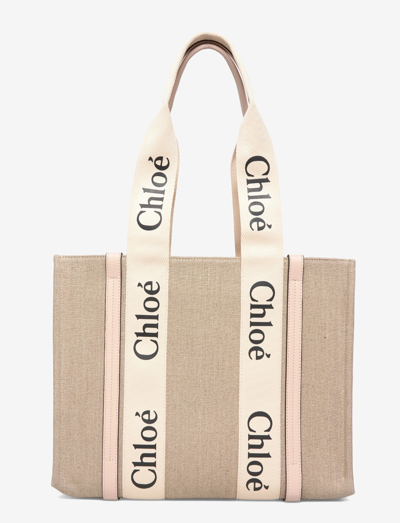 Chloé - Woody Tote Bag - tote bags - beige - 0