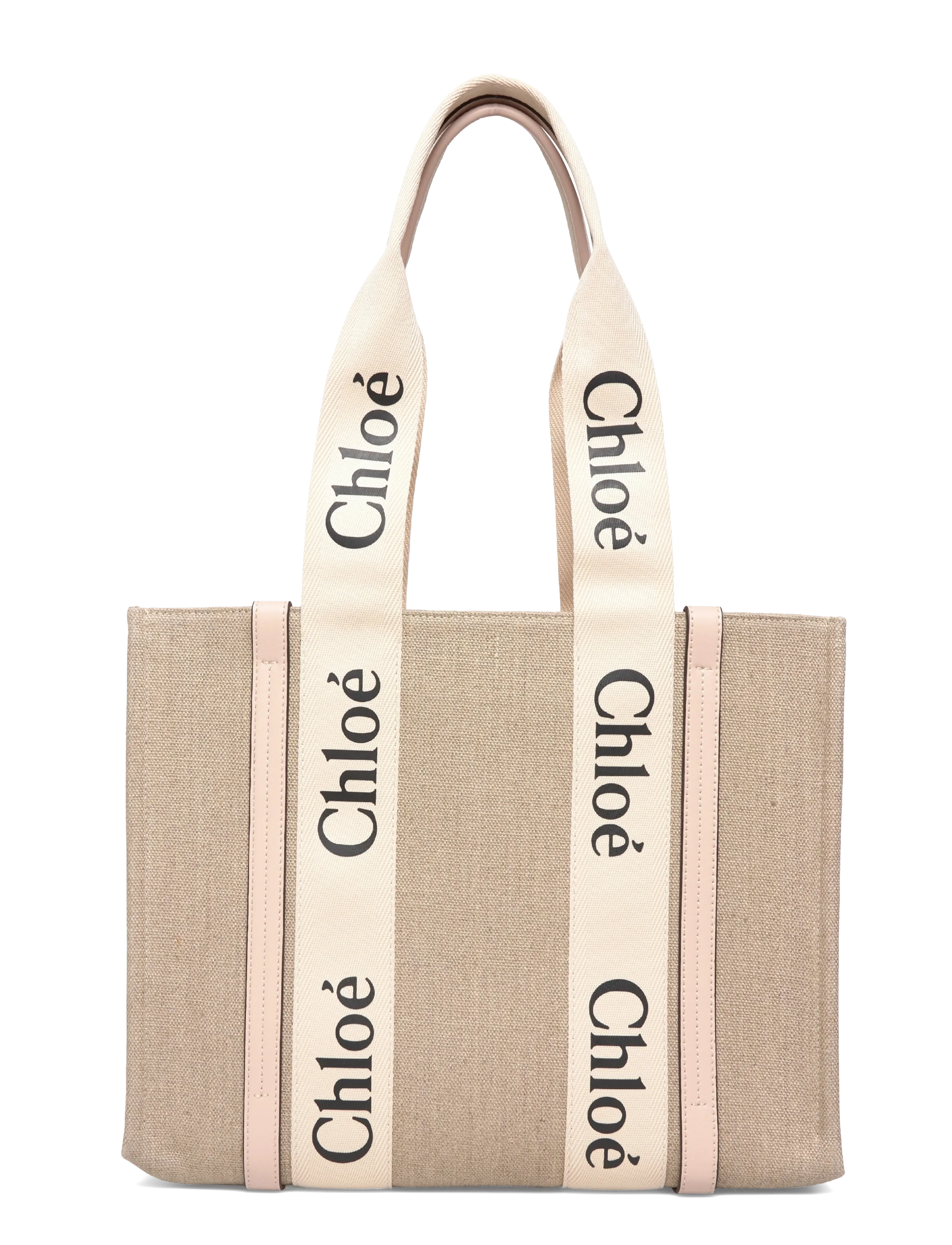Chloé Woody Tote Bag - Töskur - BEIGE / beige