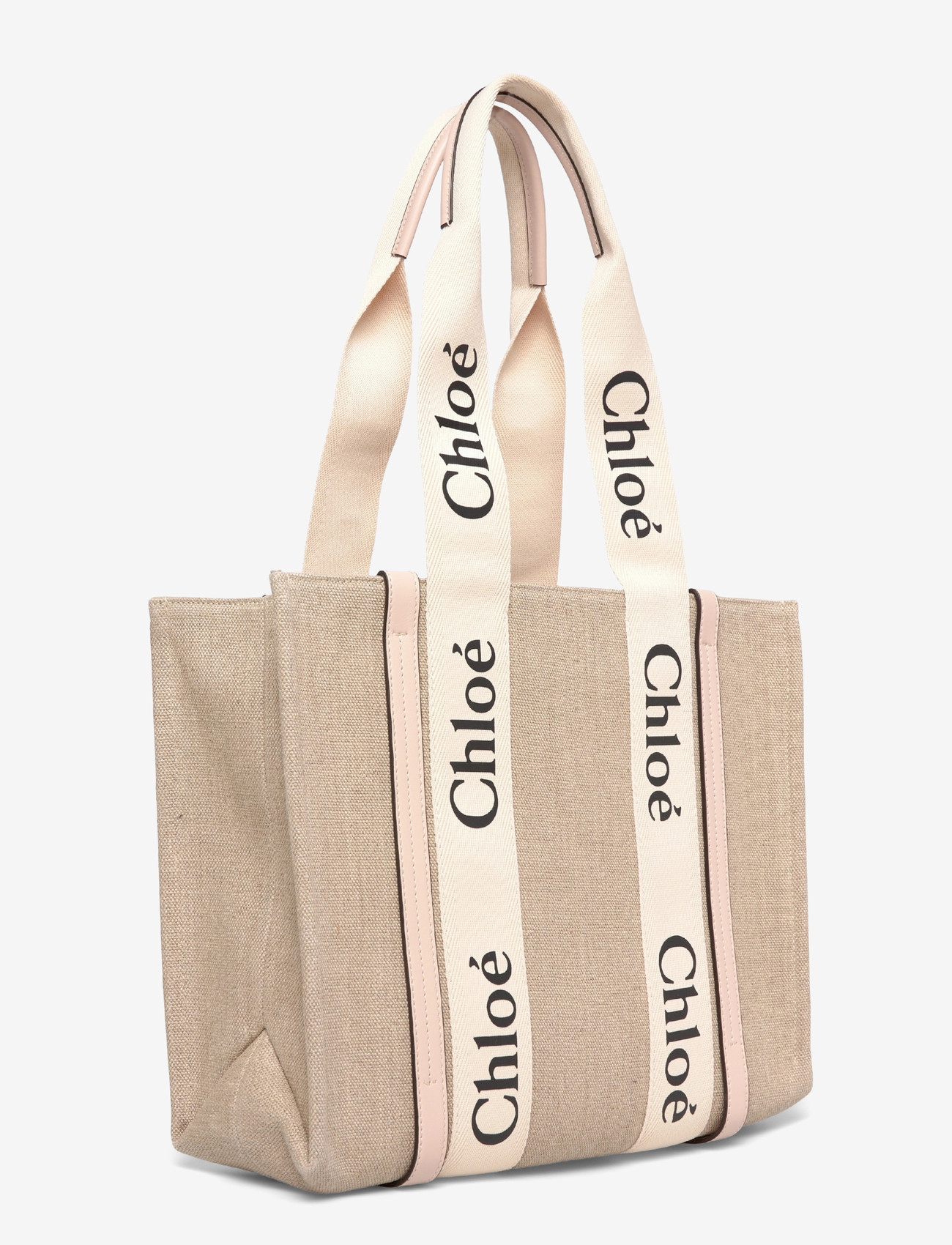 Chloé - Woody Tote Bag - tote bags - beige - 2
