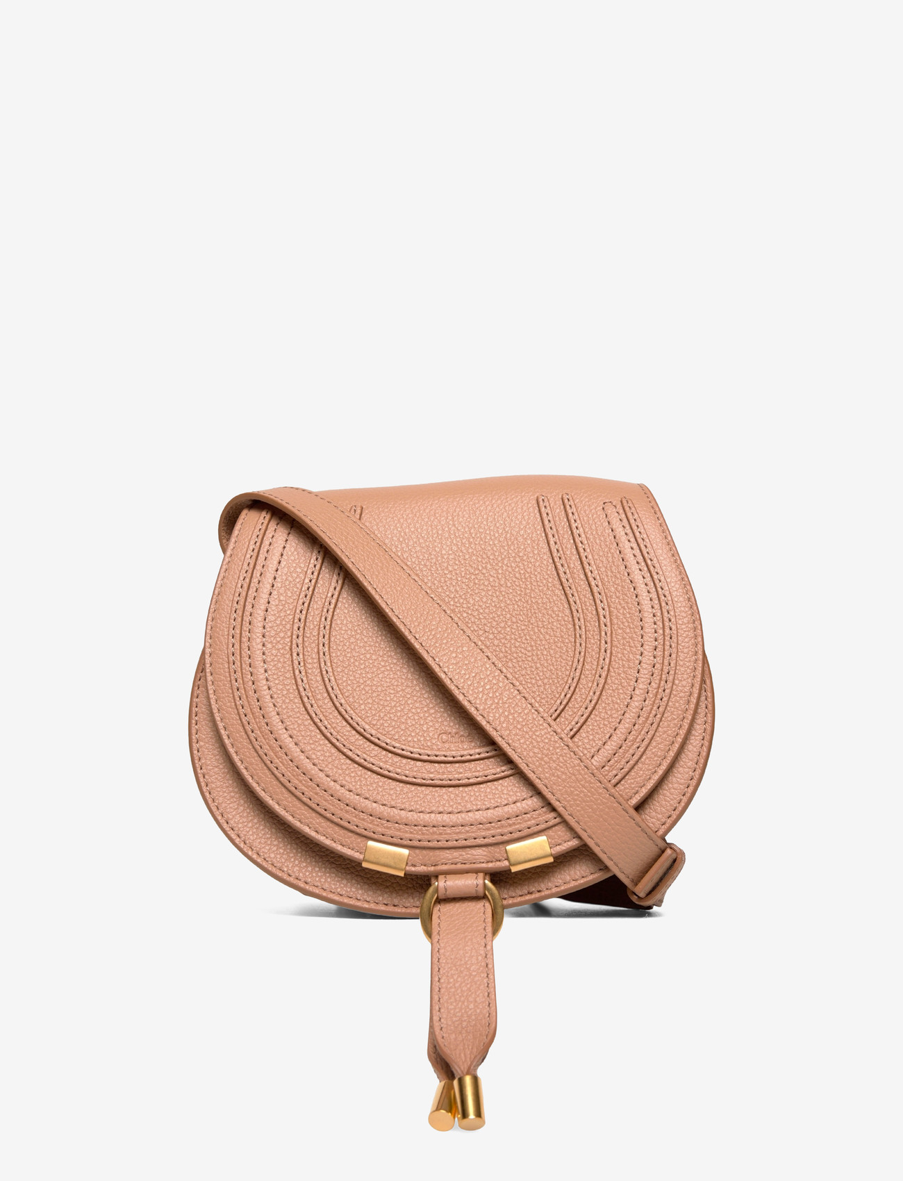 Chloé - Marcie Small Crossbody Bag - crossbody bags - beige - 0