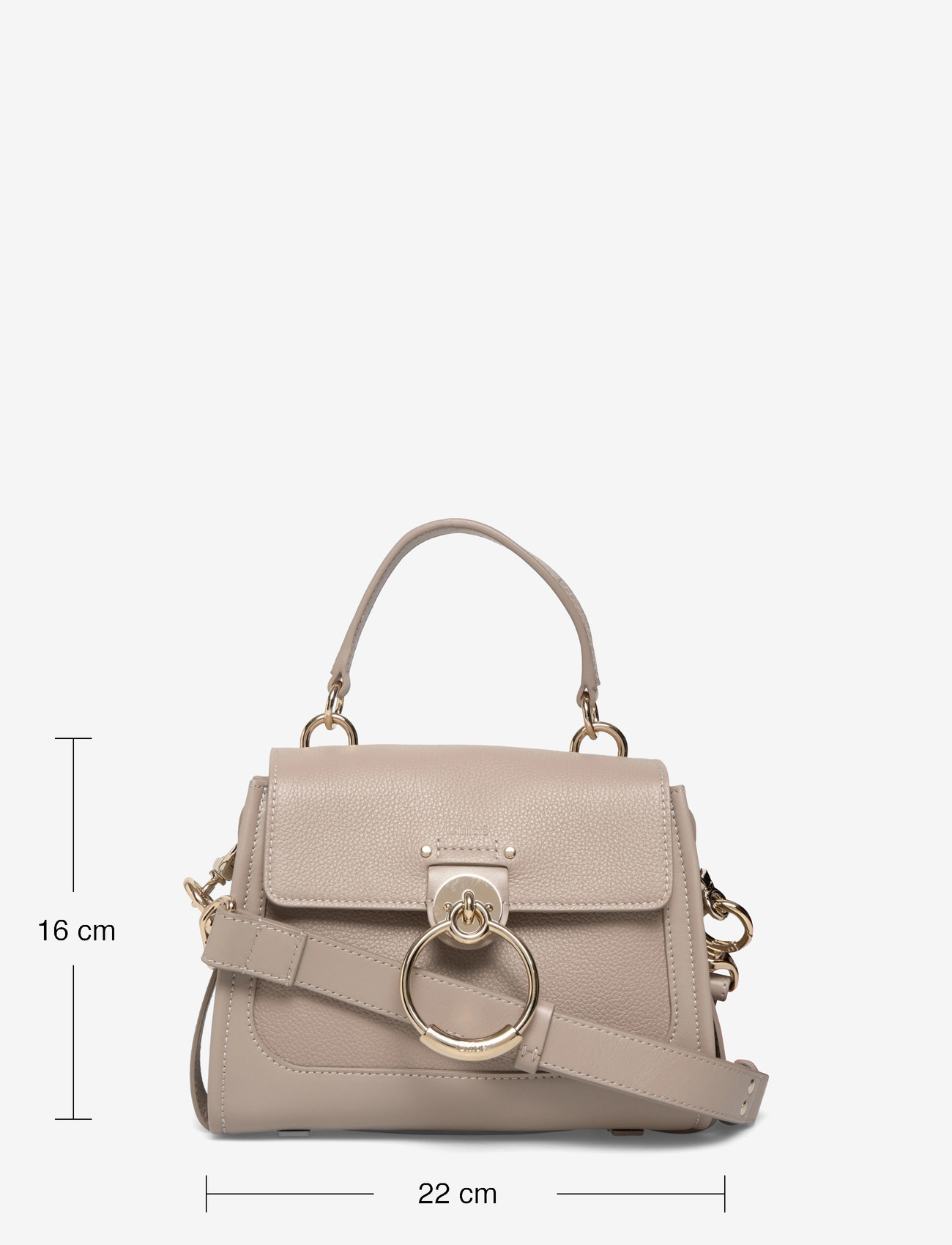 Chloé - Tess Mini Handbag - top handle tasker - grey - 3