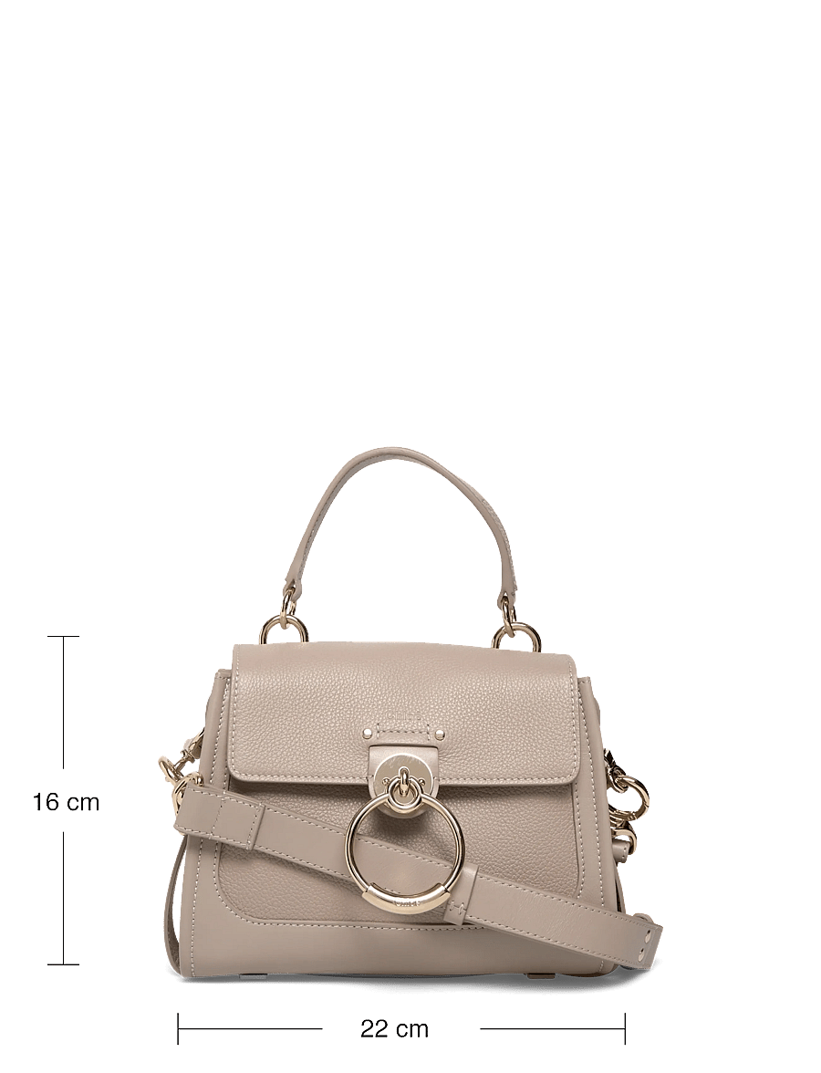 Chloé - Tess Mini Handbag - henkeltaschen - grey - 3