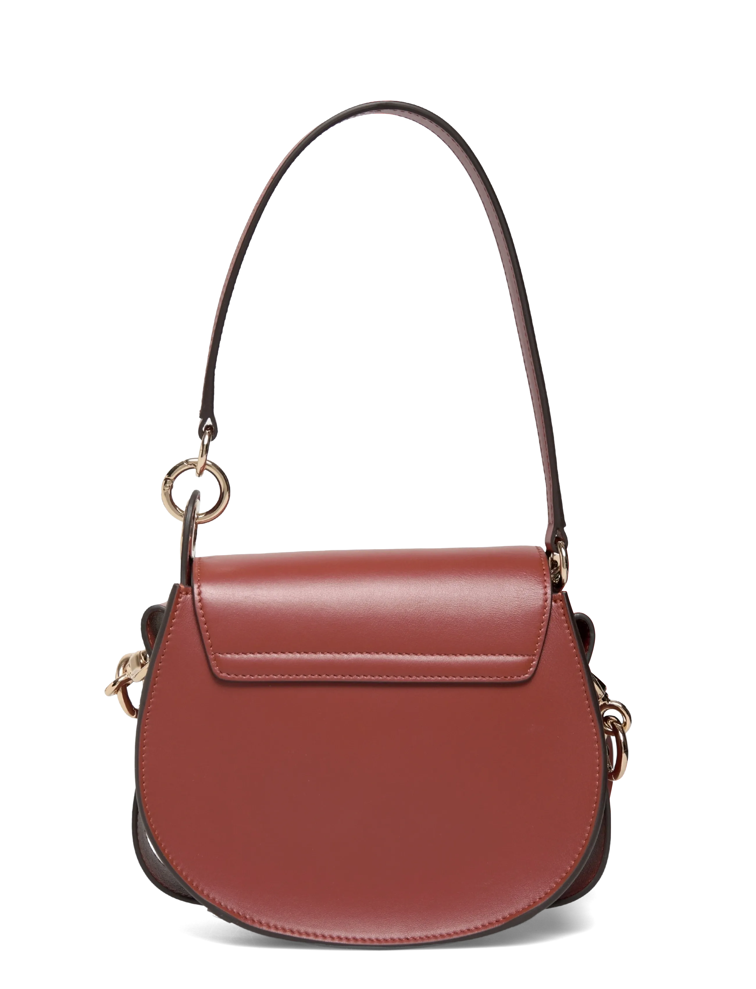 Chloé - Small Tess Shoulder Bag - töskur - brown - 1