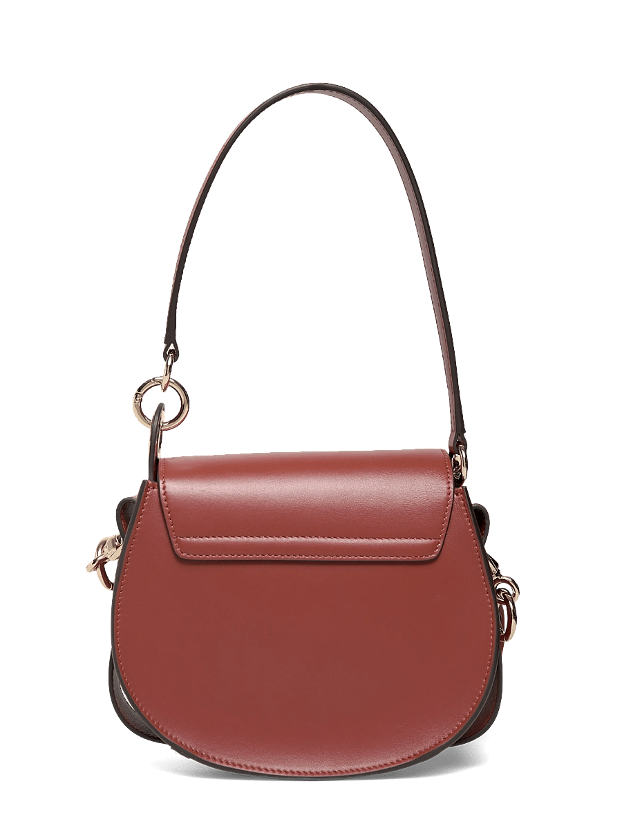 Chloé - Small Tess Shoulder Bag - töskur - brown - 1