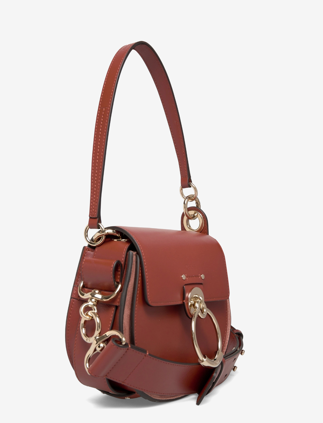 Chloé - Small Tess Shoulder Bag - kotid - brown - 2