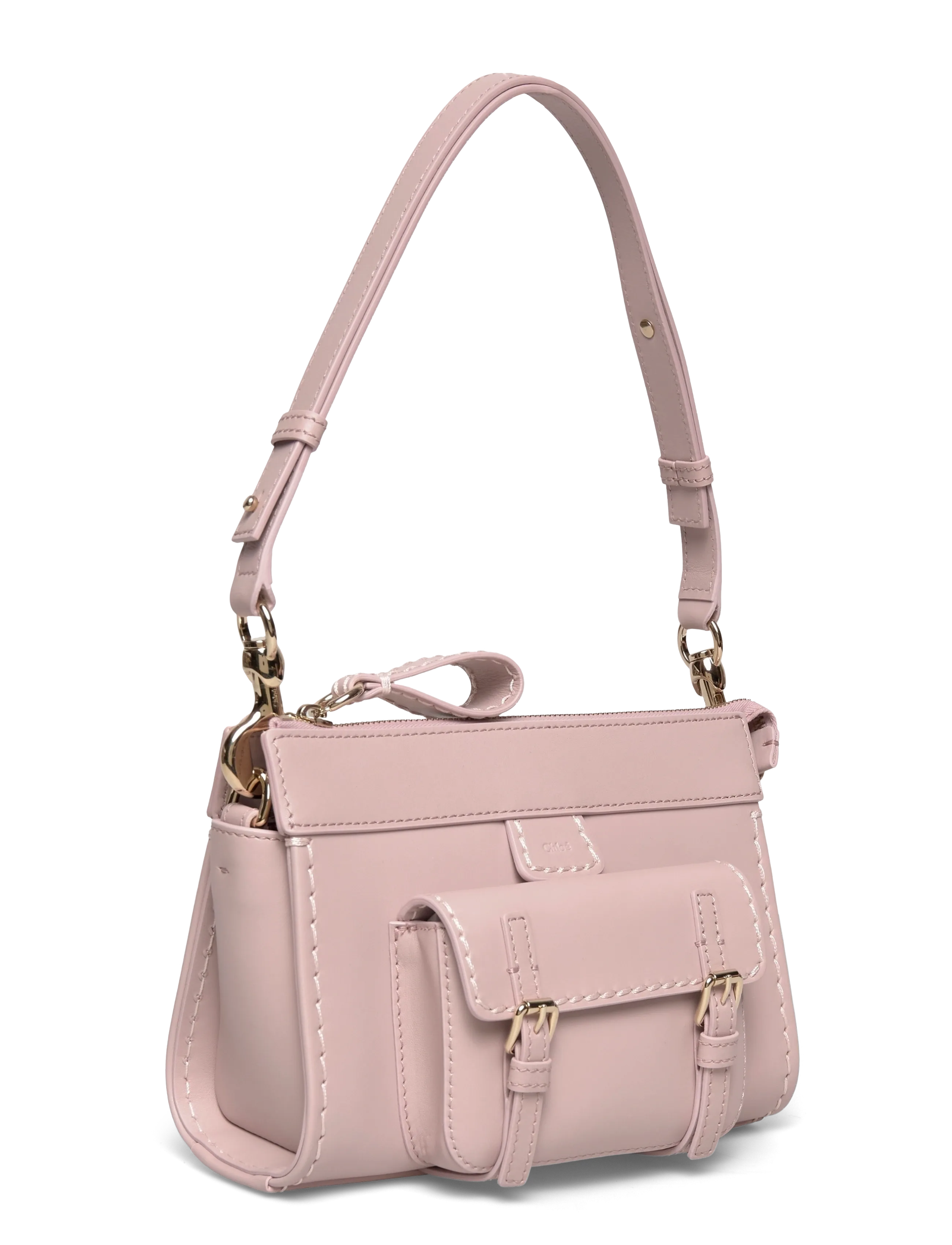 Chloé - Edith Shoulder Bag - väskor - pink - 2