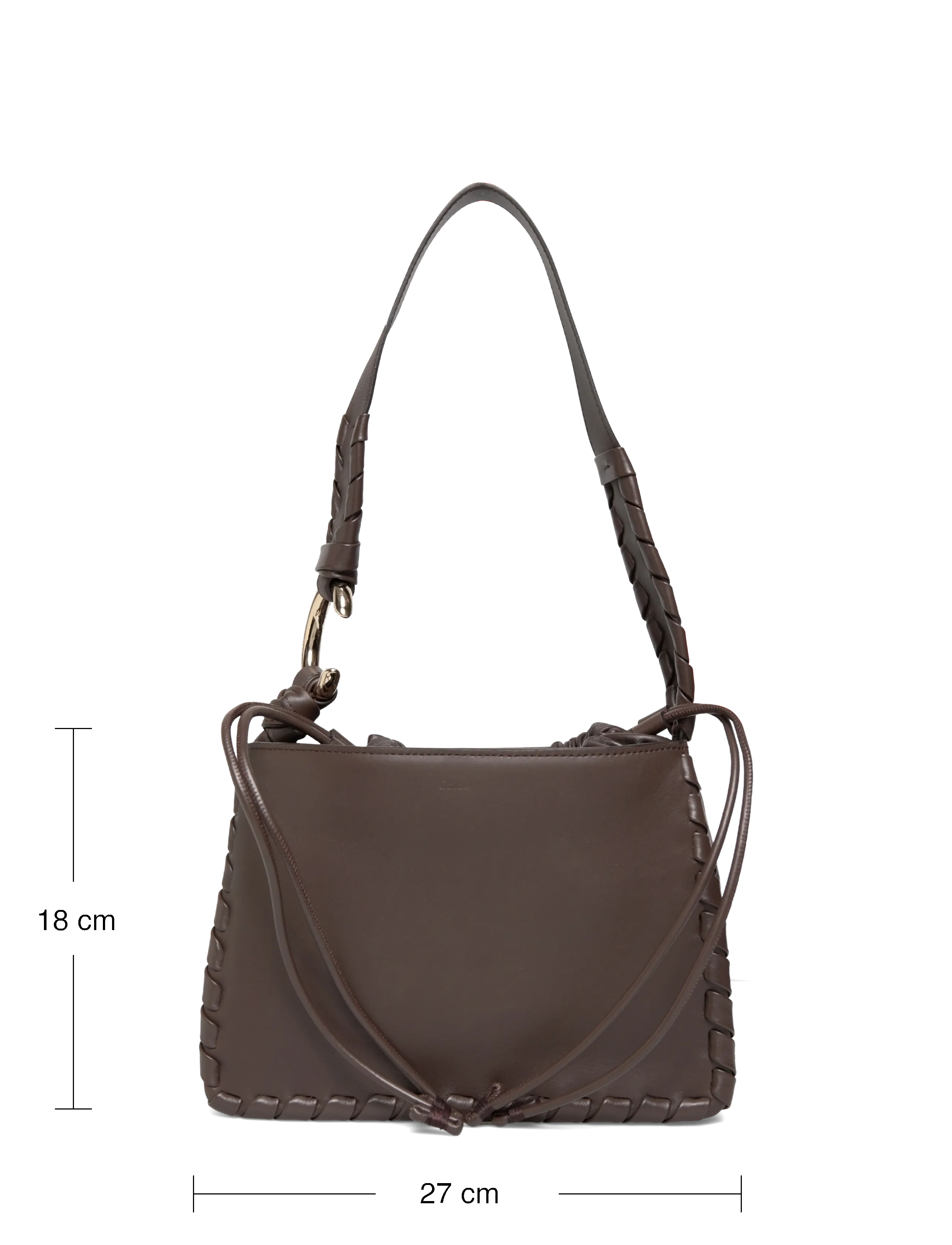 Chloé - Multi-Gusset Shoulder Bag - shoulder bags - brown - 3