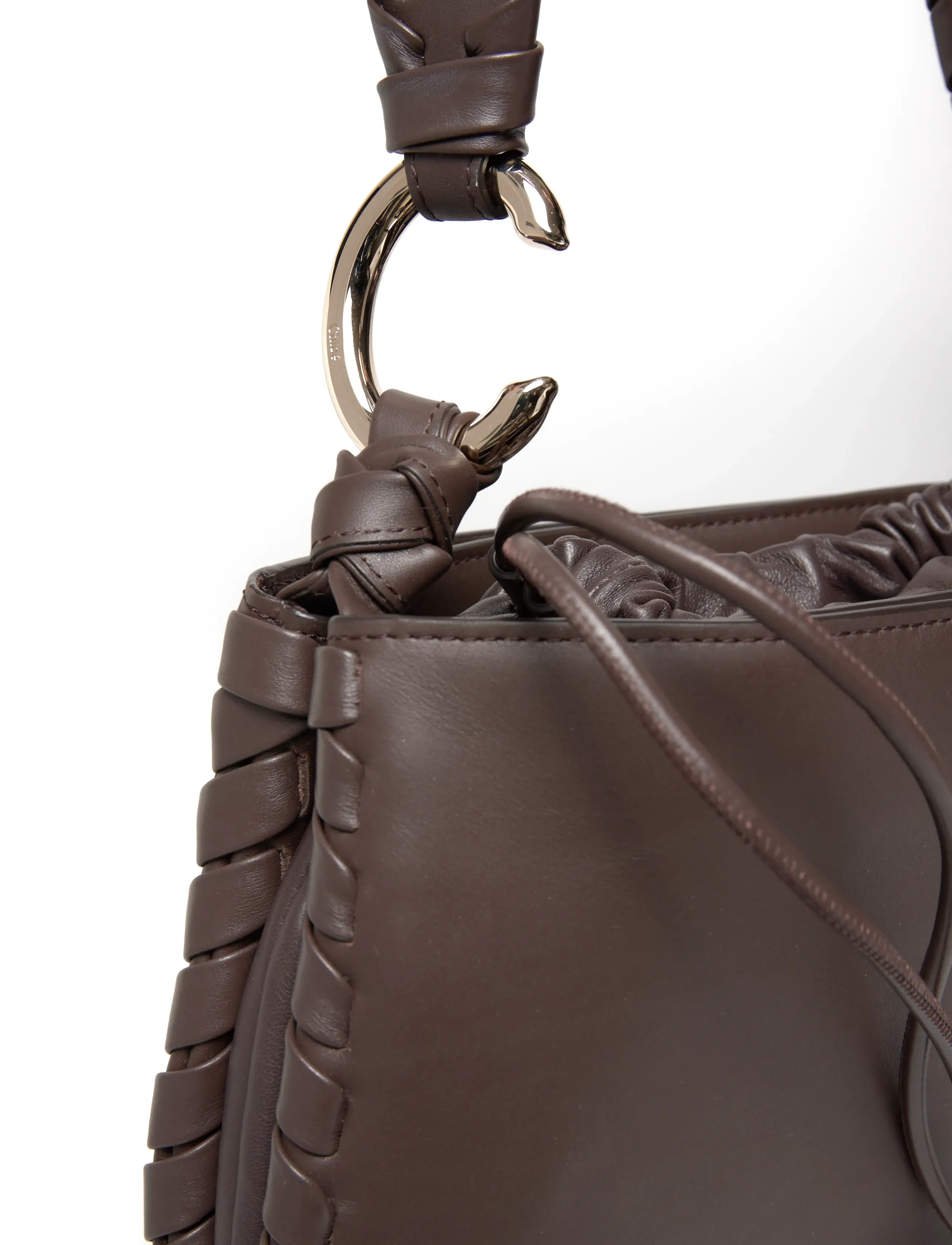 Chloé - Multi-Gusset Shoulder Bag - shoulder bags - brown - 4