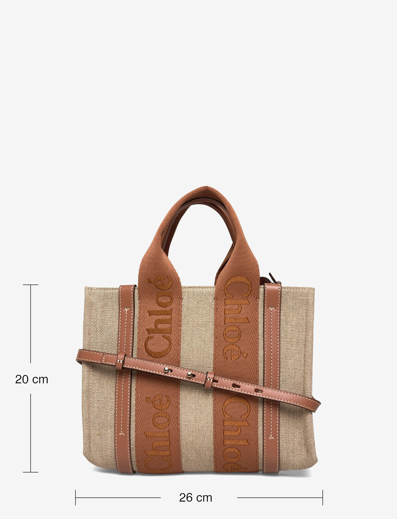 Chloé - Small Woody Tote Bag - erilised sündmused - brown - 3