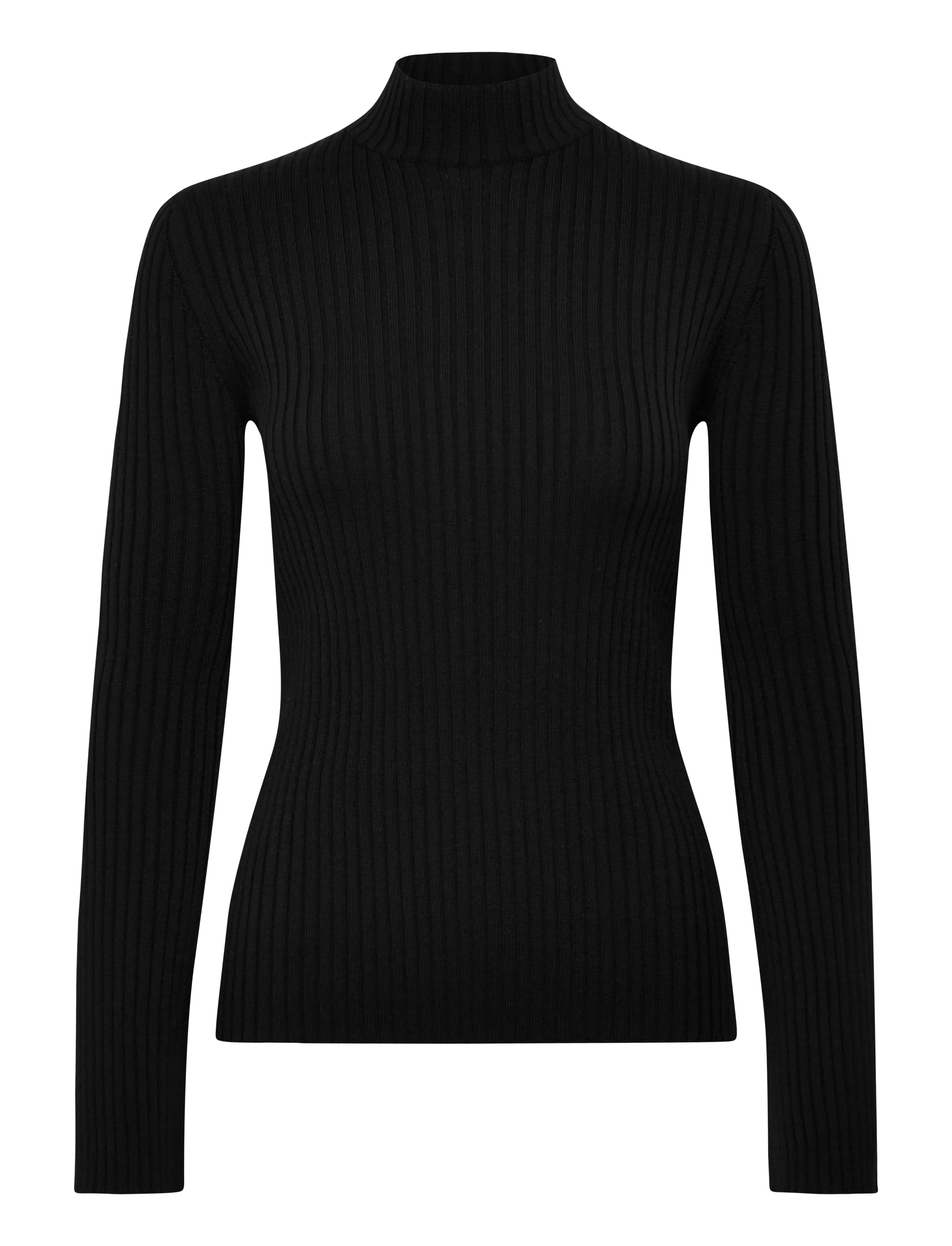 Chloé Turtleneck sweater - Transitional Layering - BLACK / black