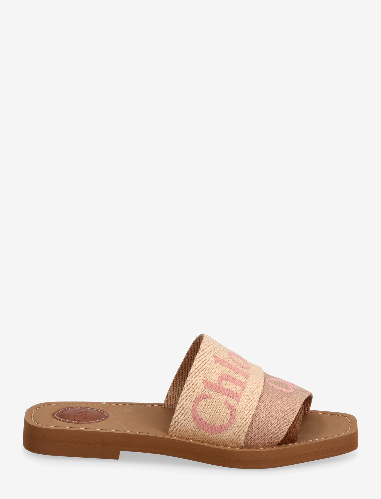 Chloé - Woody flat mules - flache pantoletten - pink - 1