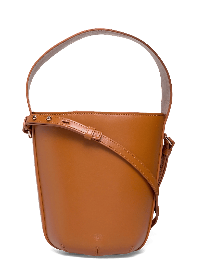 Chloé - Sense Leather Bucket Bag - top handle tasker - brown - 0
