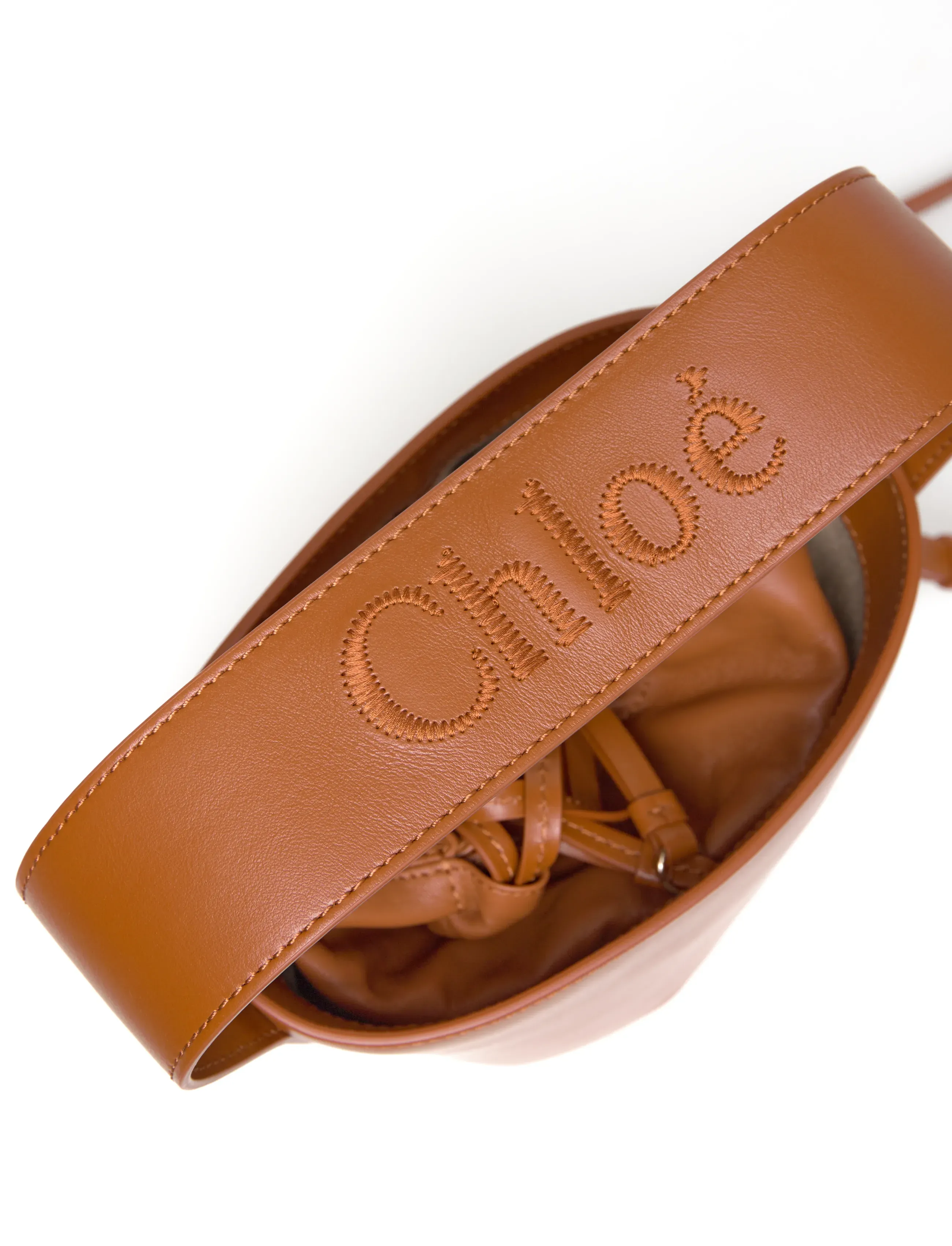 Chloé - Sense Leather Bucket Bag - sacs a main - brown - 4