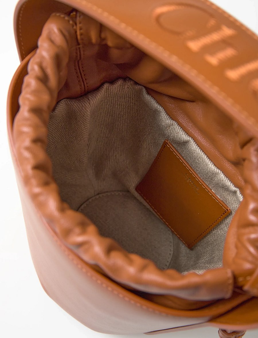 Chloé - Sense Leather Bucket Bag - sacs a main - brown - 5