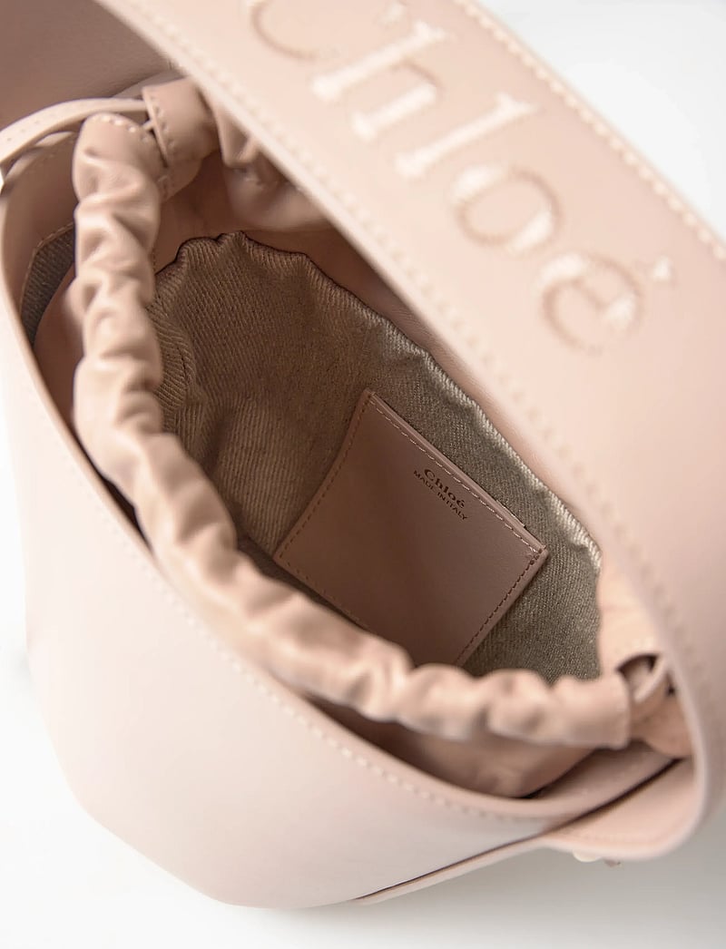 Chloé - Marcie Micro Bucket Bag - henkeltaschen - pink - 5