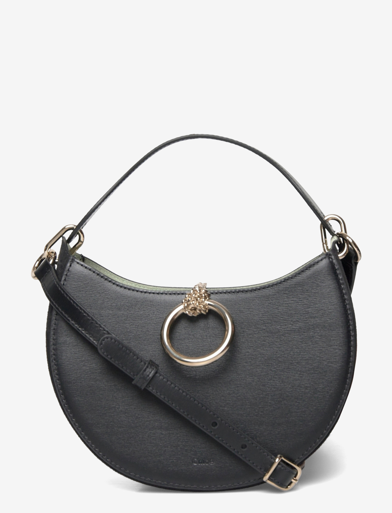 Chloé - Arlene Leather Hobo Bag - shoulder bags - black - 0