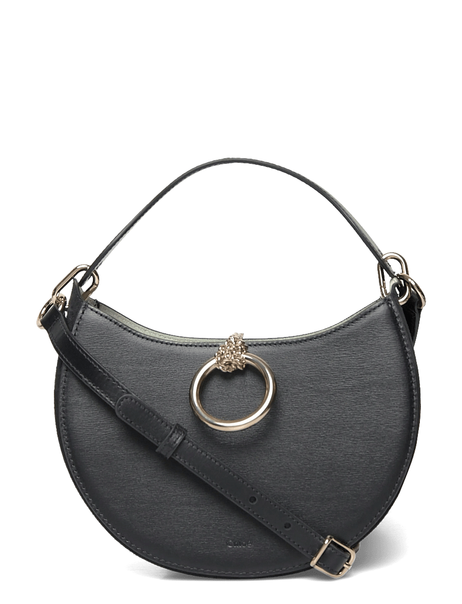 Chloé - Arlene Leather Hobo Bag - Üleõlakotid - black - 0