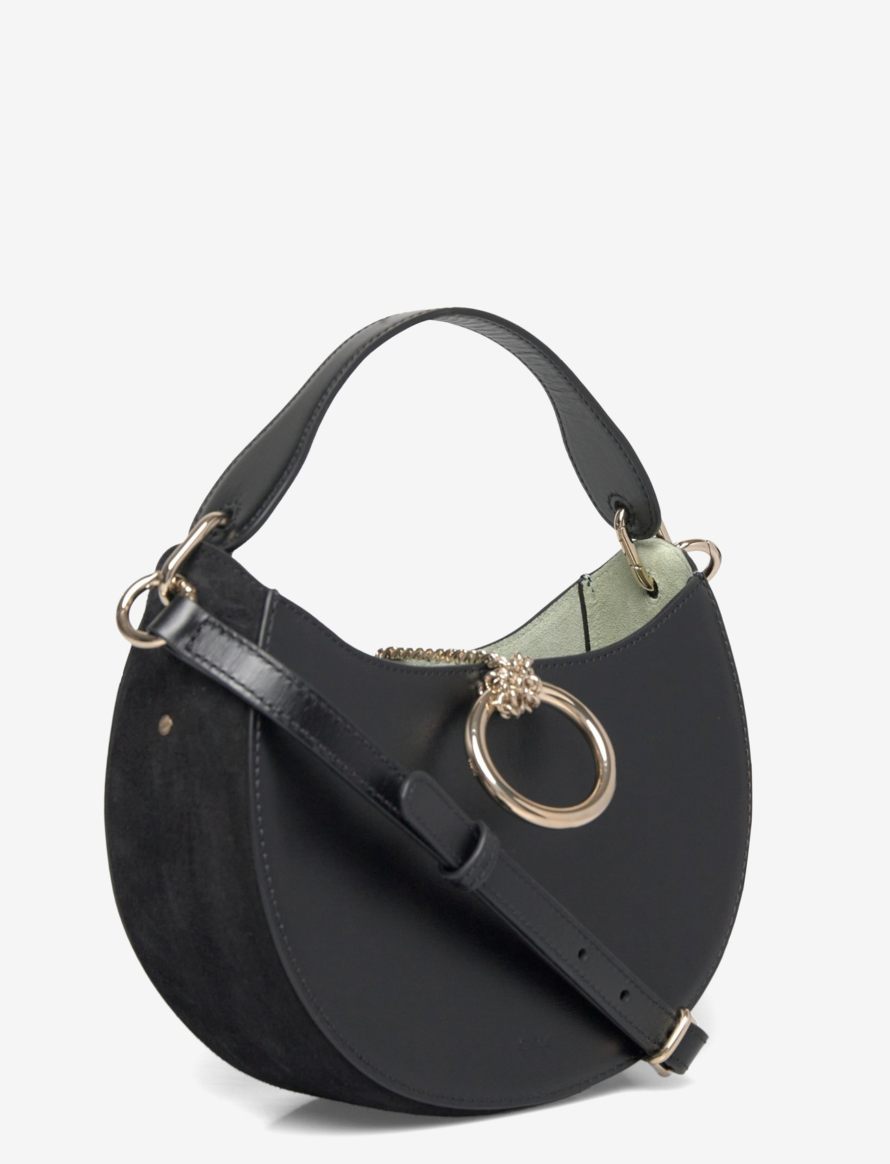 Chloé - Arlene Leather Hobo Bag - shoulder bags - black - 2