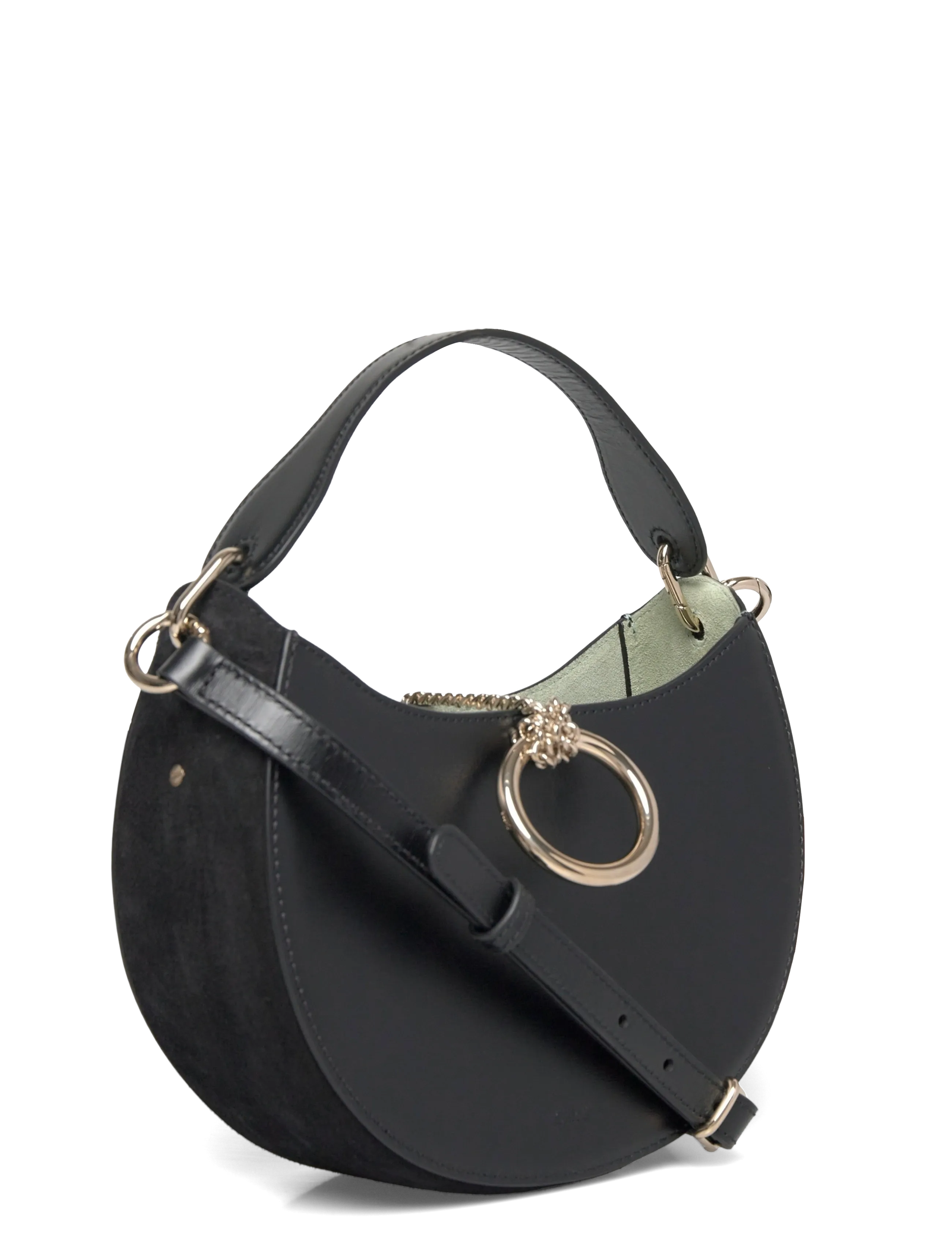 Chloé - Arlene Leather Hobo Bag - shoulder bags - black - 2