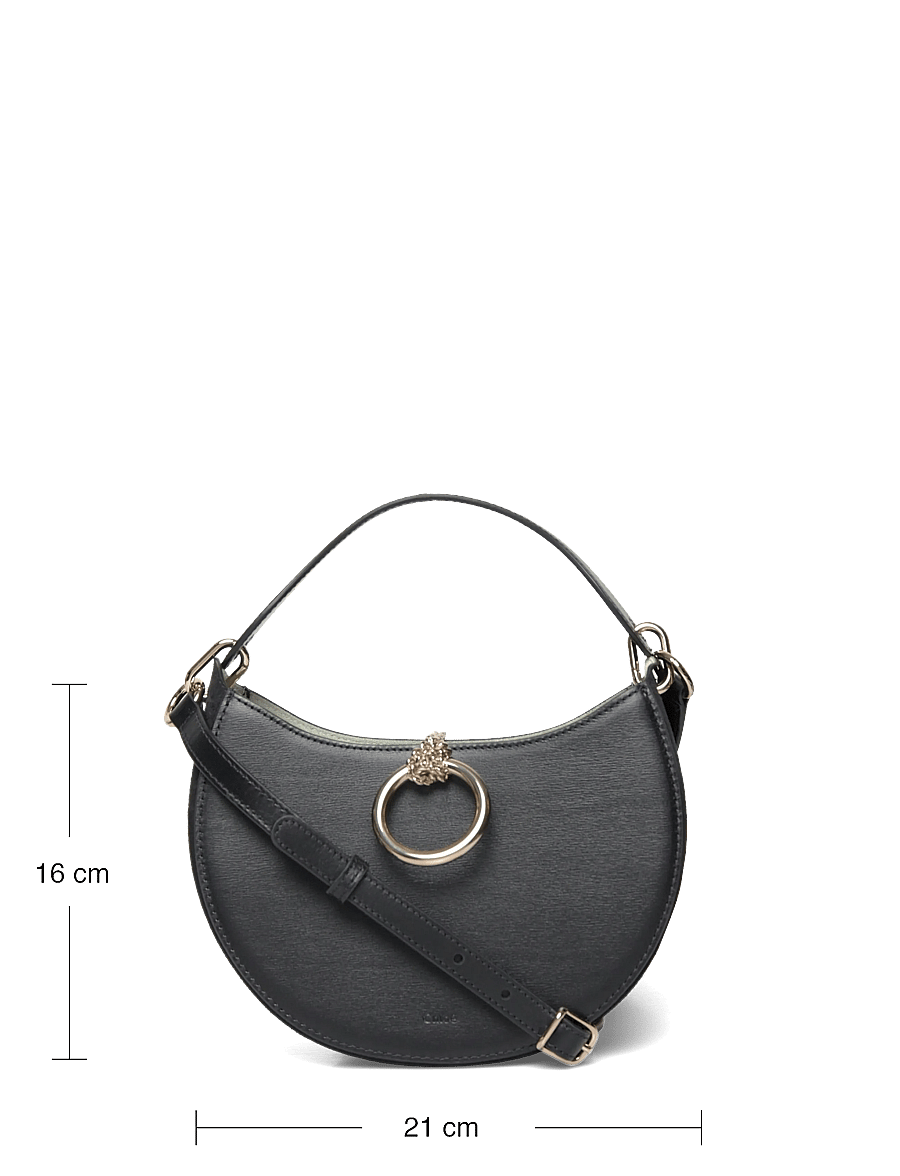 Chloé - Arlene Leather Hobo Bag - Üleõlakotid - black - 3