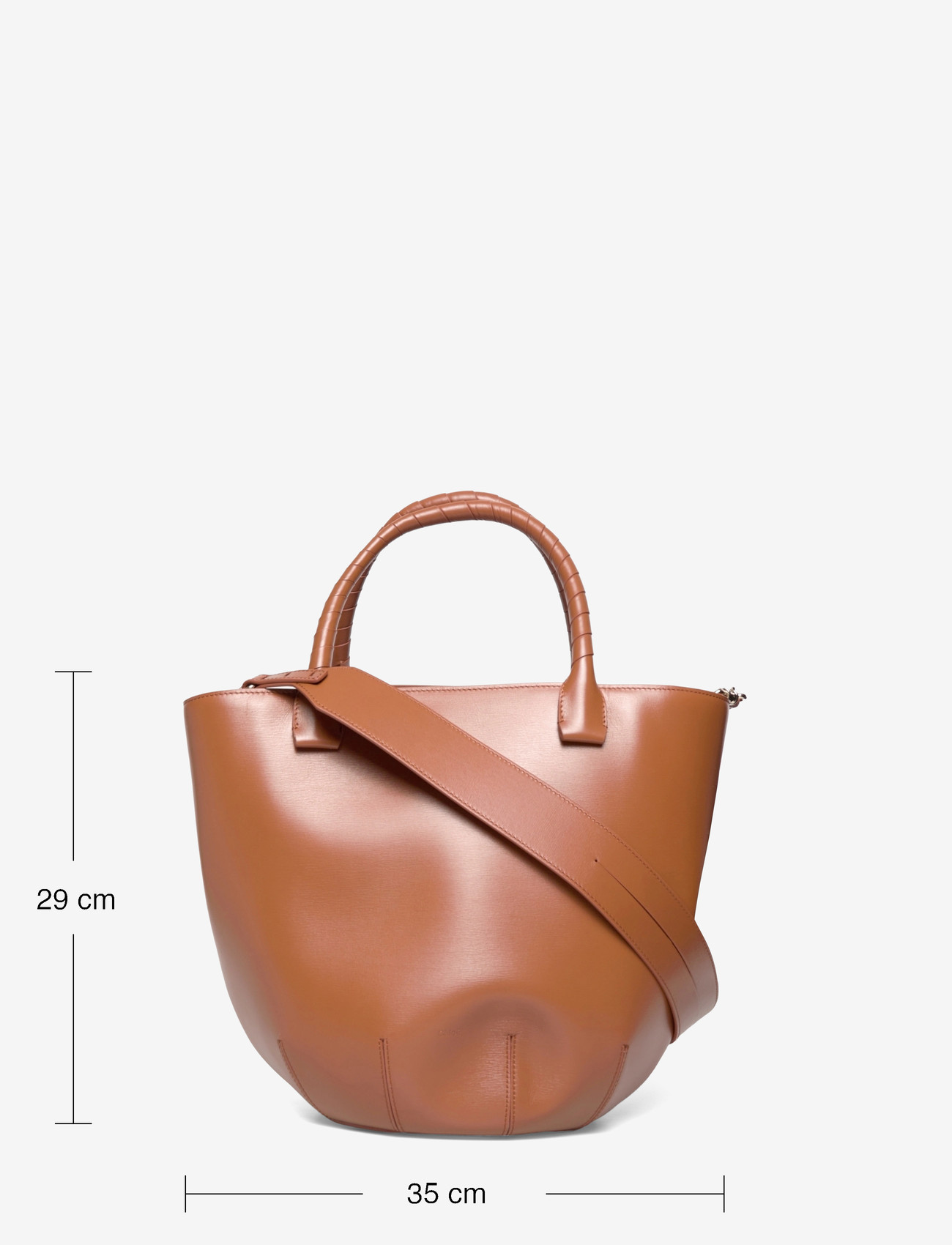 Chloé - Sabia Basket Bag - top handle tasker - brown - 3