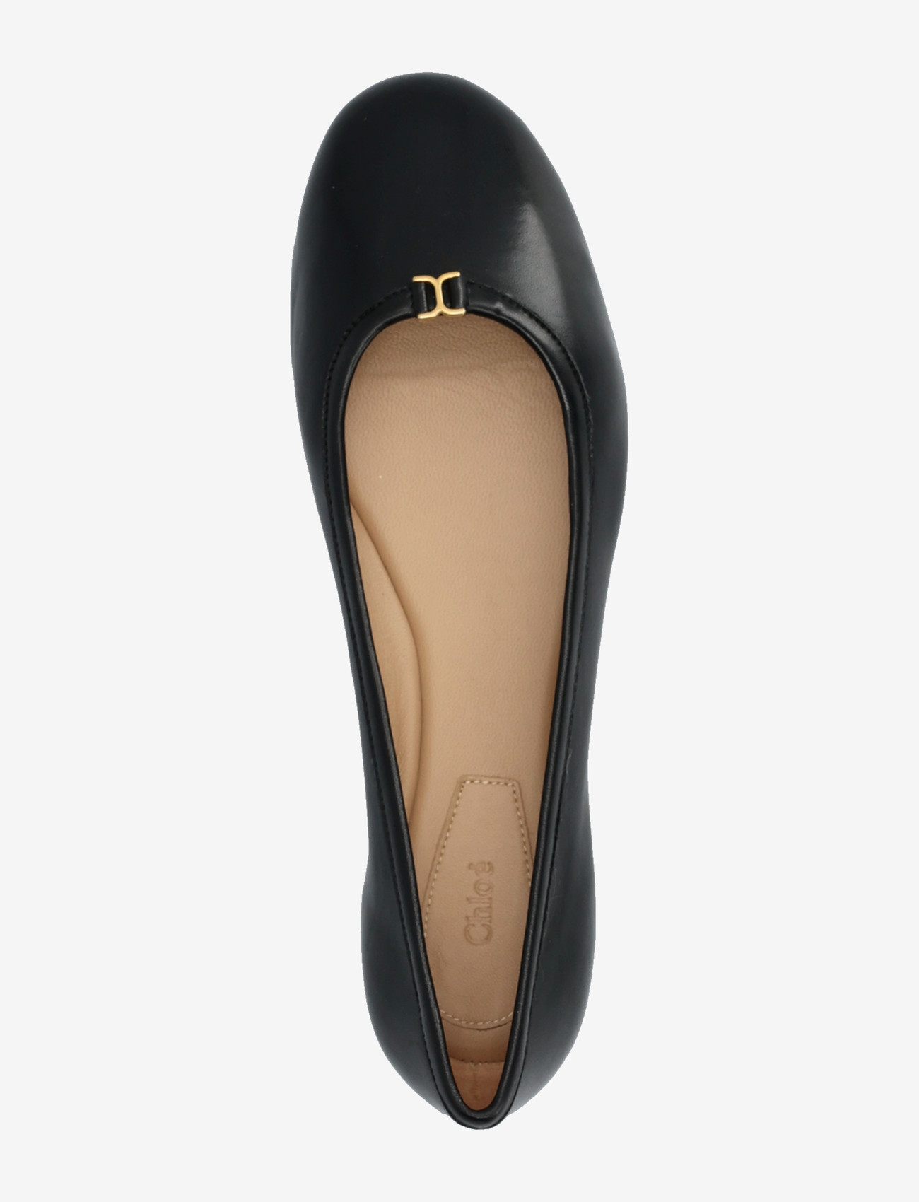 Chloé - Marcie leather ballerina shoes - erilised sündmused - black - 3