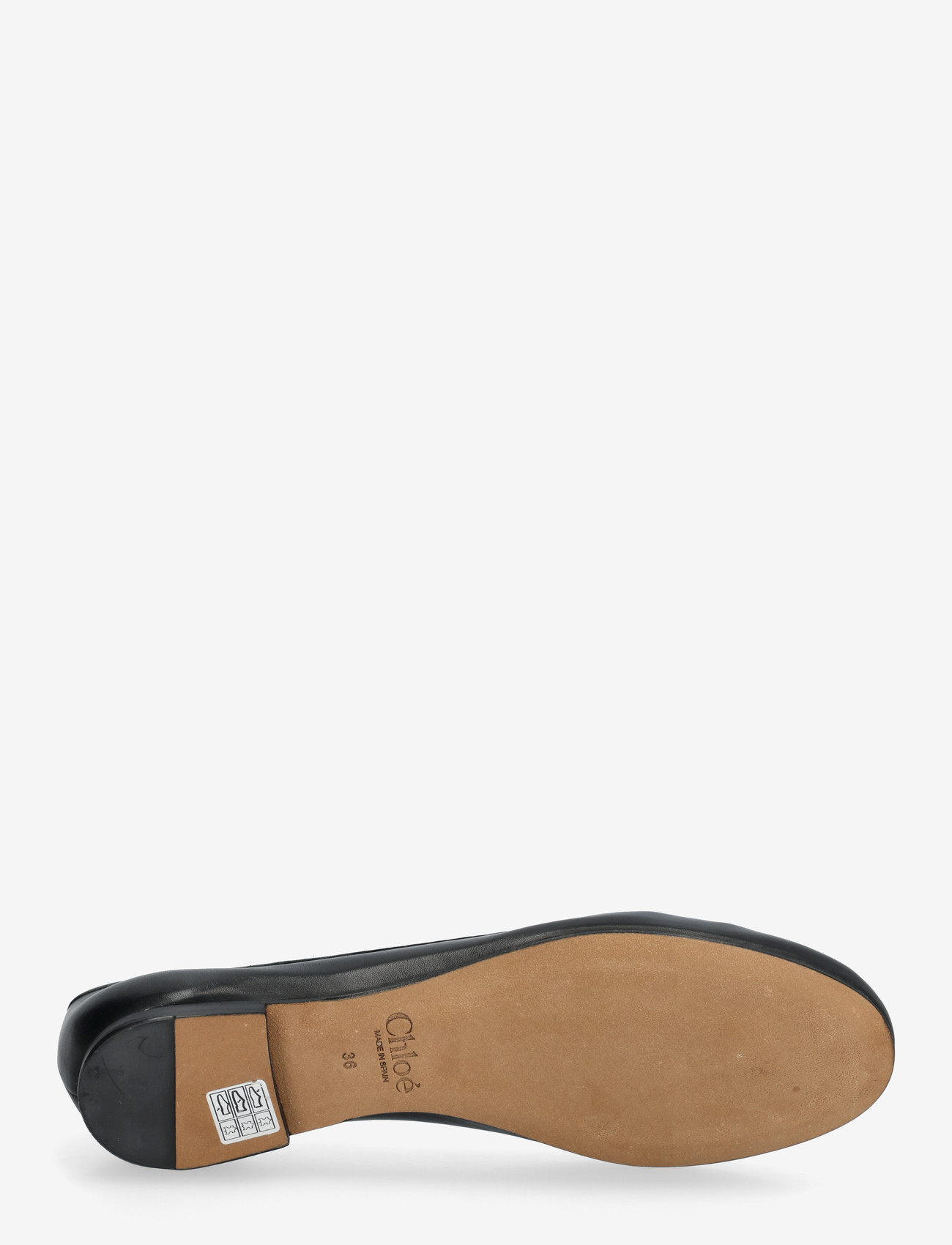 Chloé - Marcie leather ballerina shoes - erilised sündmused - black - 4