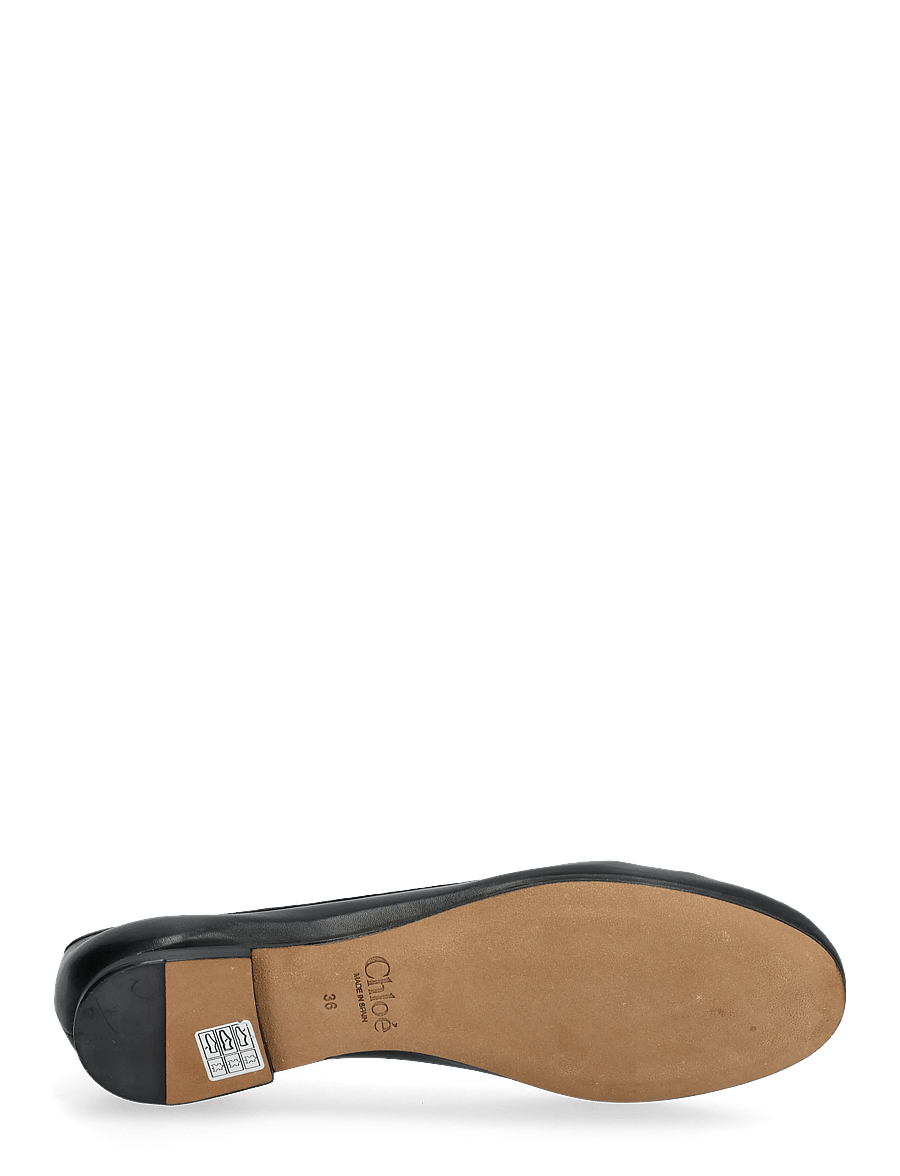 Chloé - Marcie leather ballerina shoes - ballerinas - black - 4