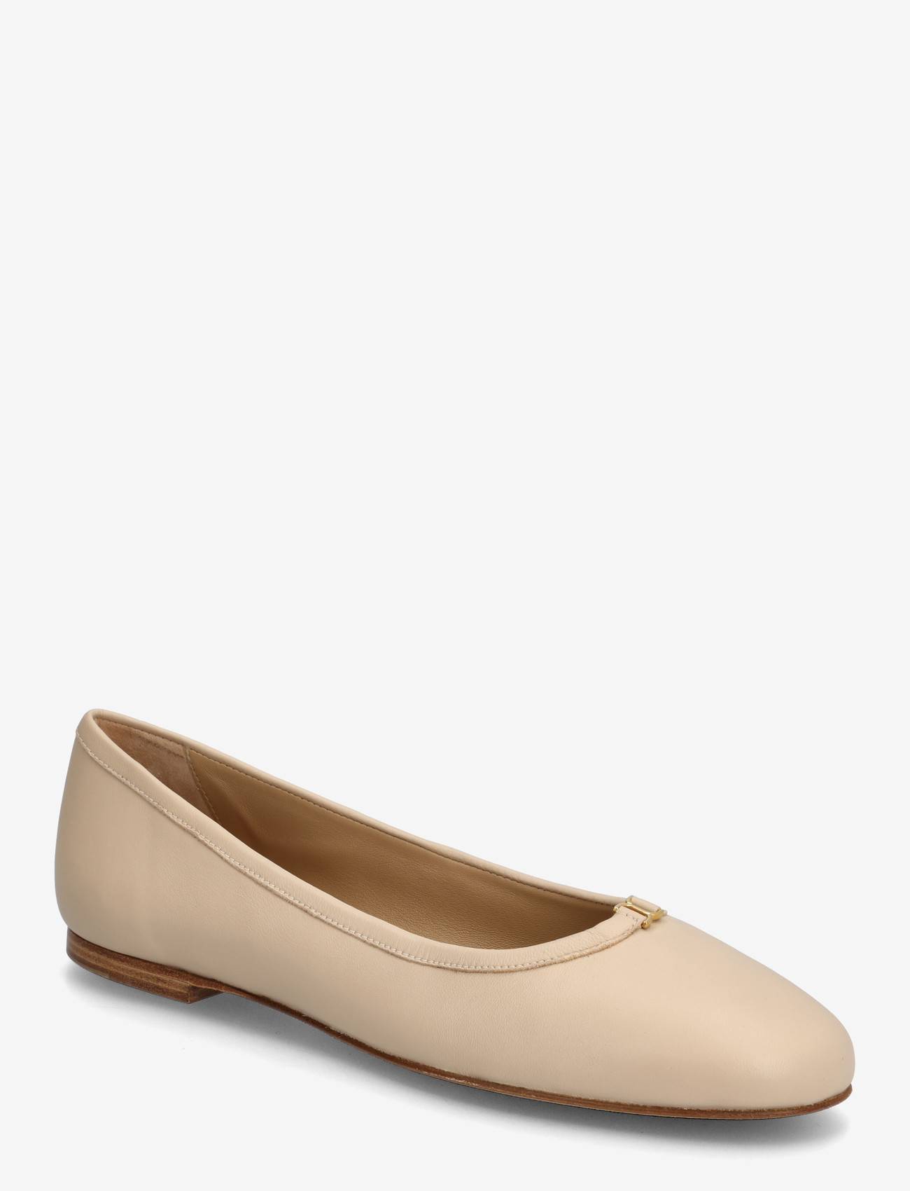 Chloé - Marcie leather ballerina shoes - besondere anlässe - beige - 0