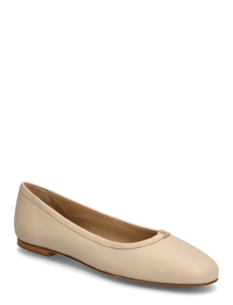 Chloé - Marcie leather ballerina shoes - besondere anlässe - beige - 0