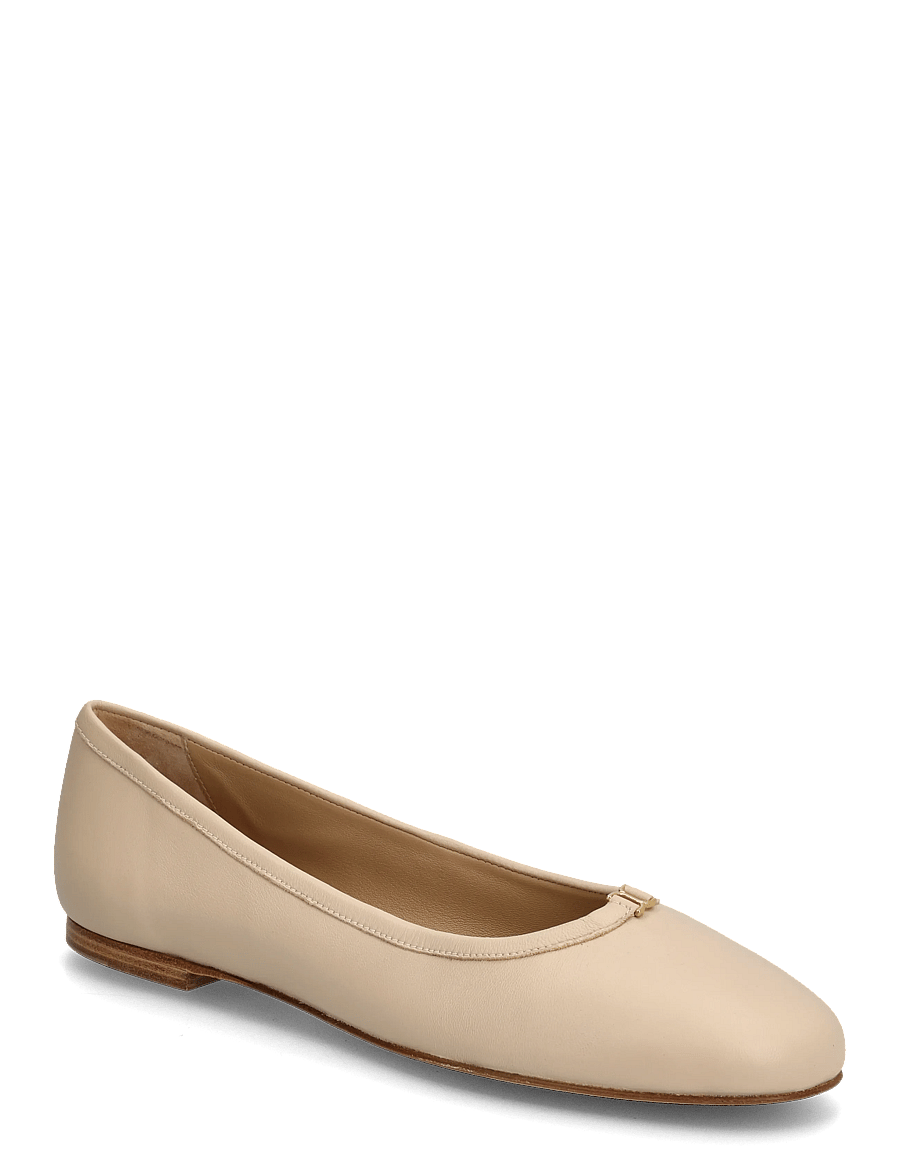 Chloé - Marcie leather ballerina shoes - ballerinas - beige - 0