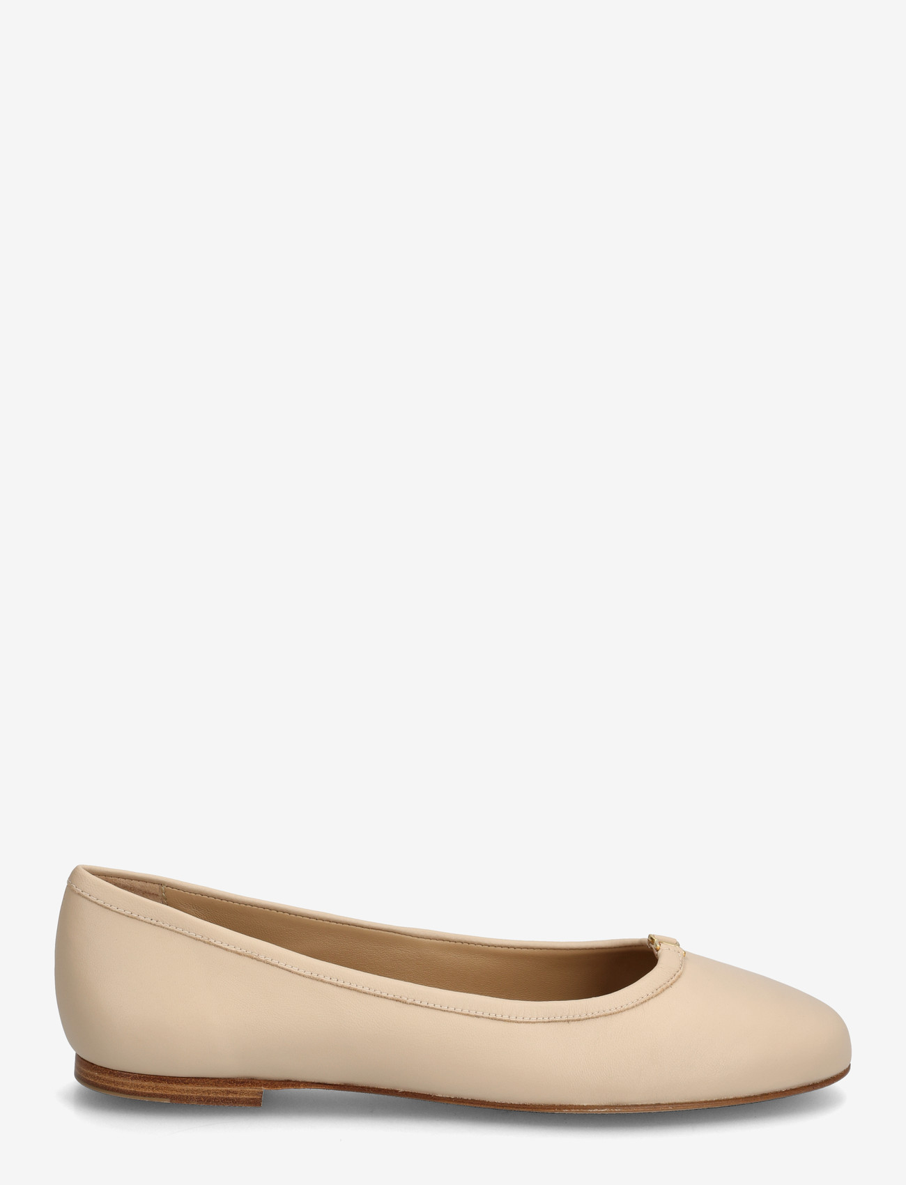 Chloé - Marcie leather ballerina shoes - besondere anlässe - beige - 1