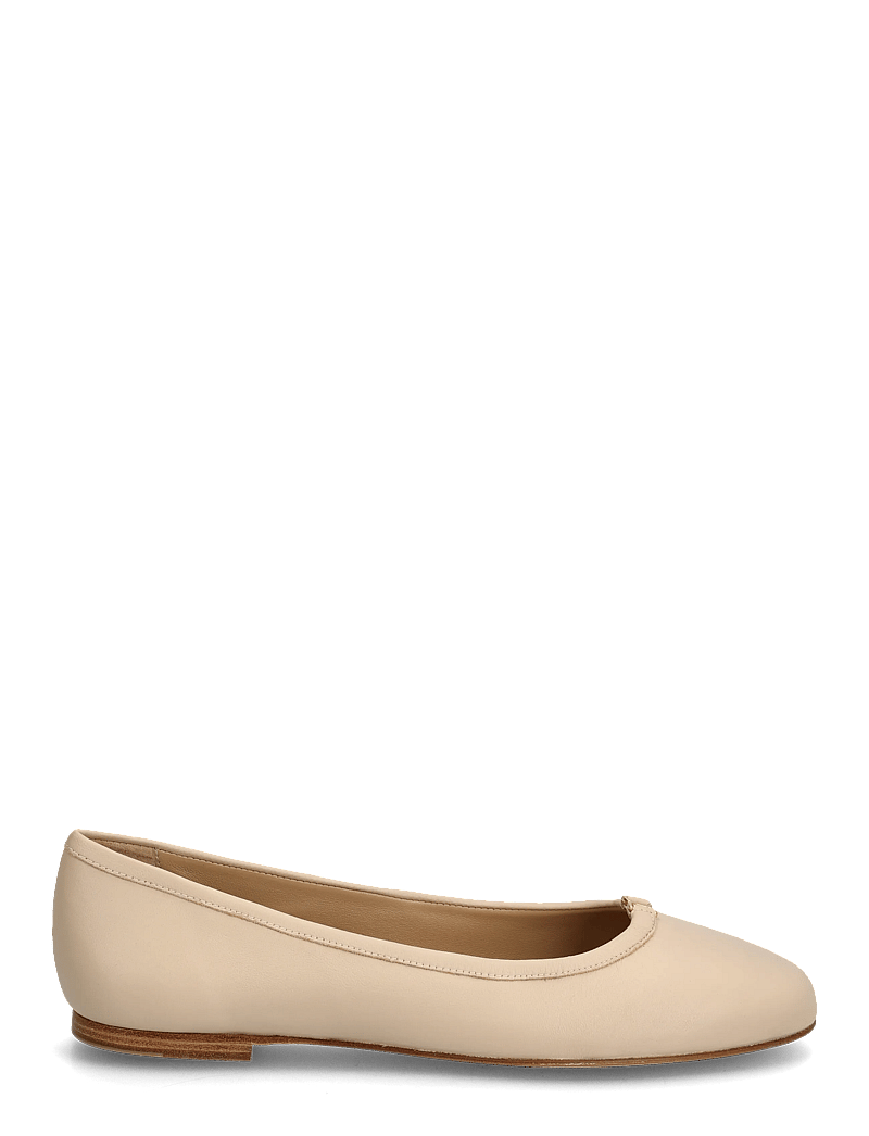 Chloé - Marcie leather ballerina shoes - besondere anlässe - beige - 1