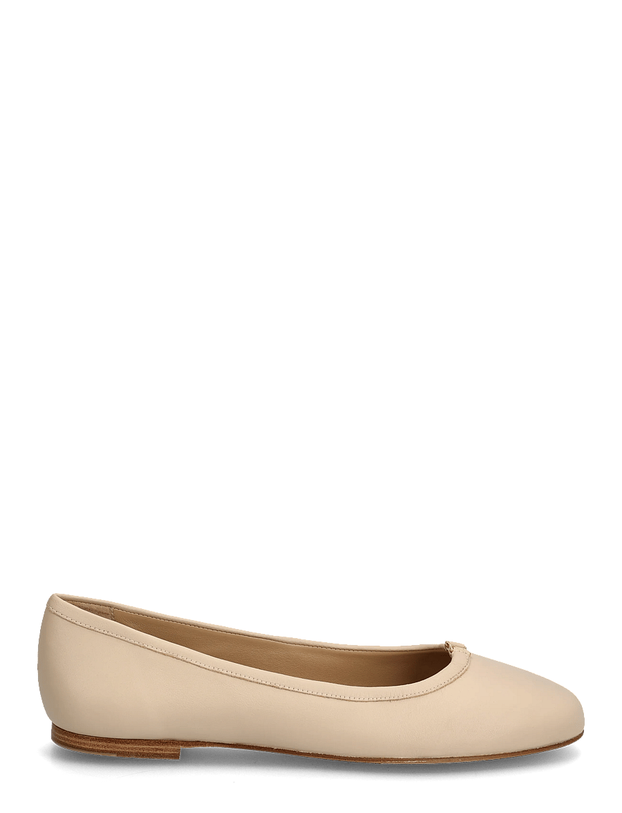 Chloé - Marcie leather ballerina shoes - ballerinas - beige - 1