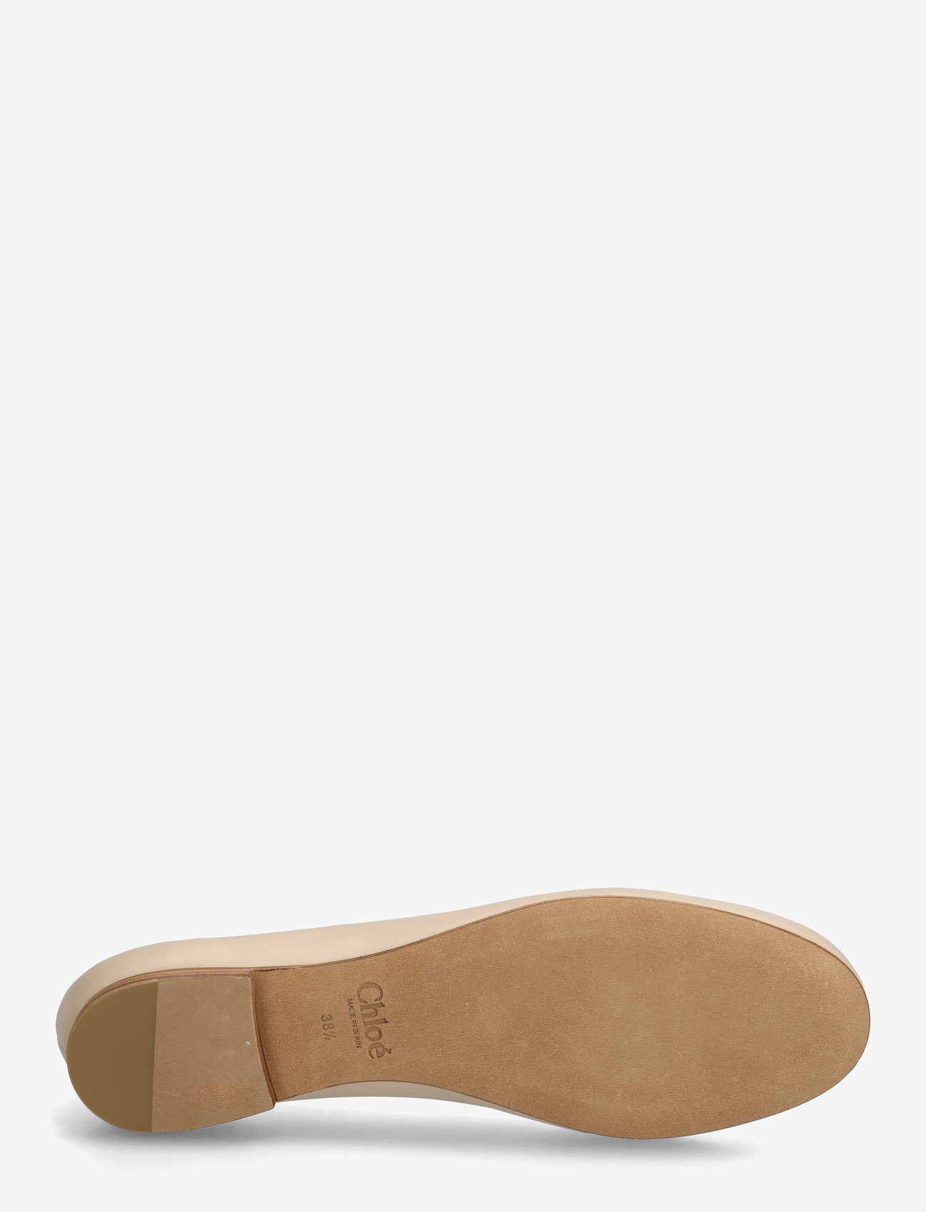 Chloé - Marcie leather ballerina shoes - besondere anlässe - beige - 4