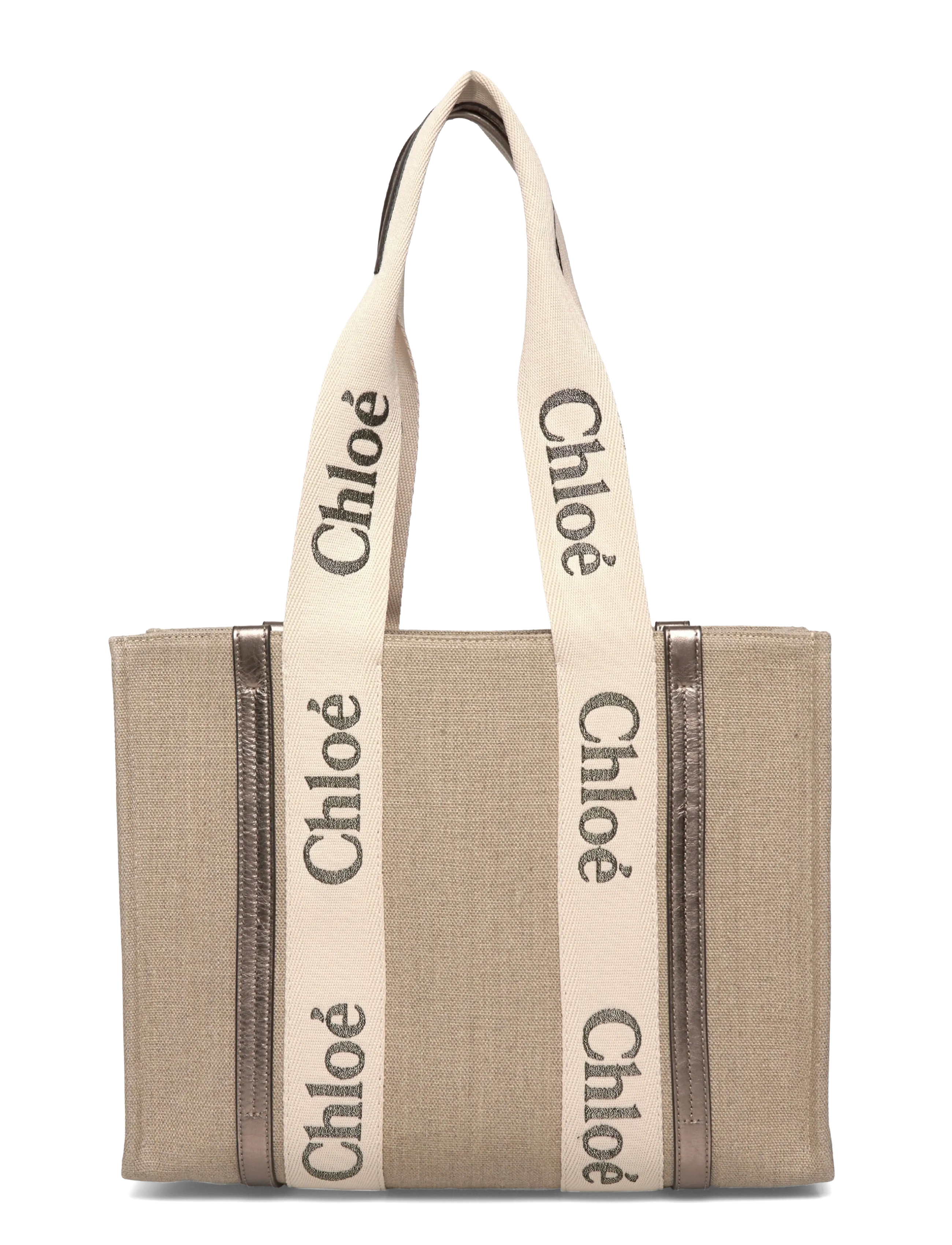 Chloé - Woody Shoulder Bag - shoulder bags - beige - 1