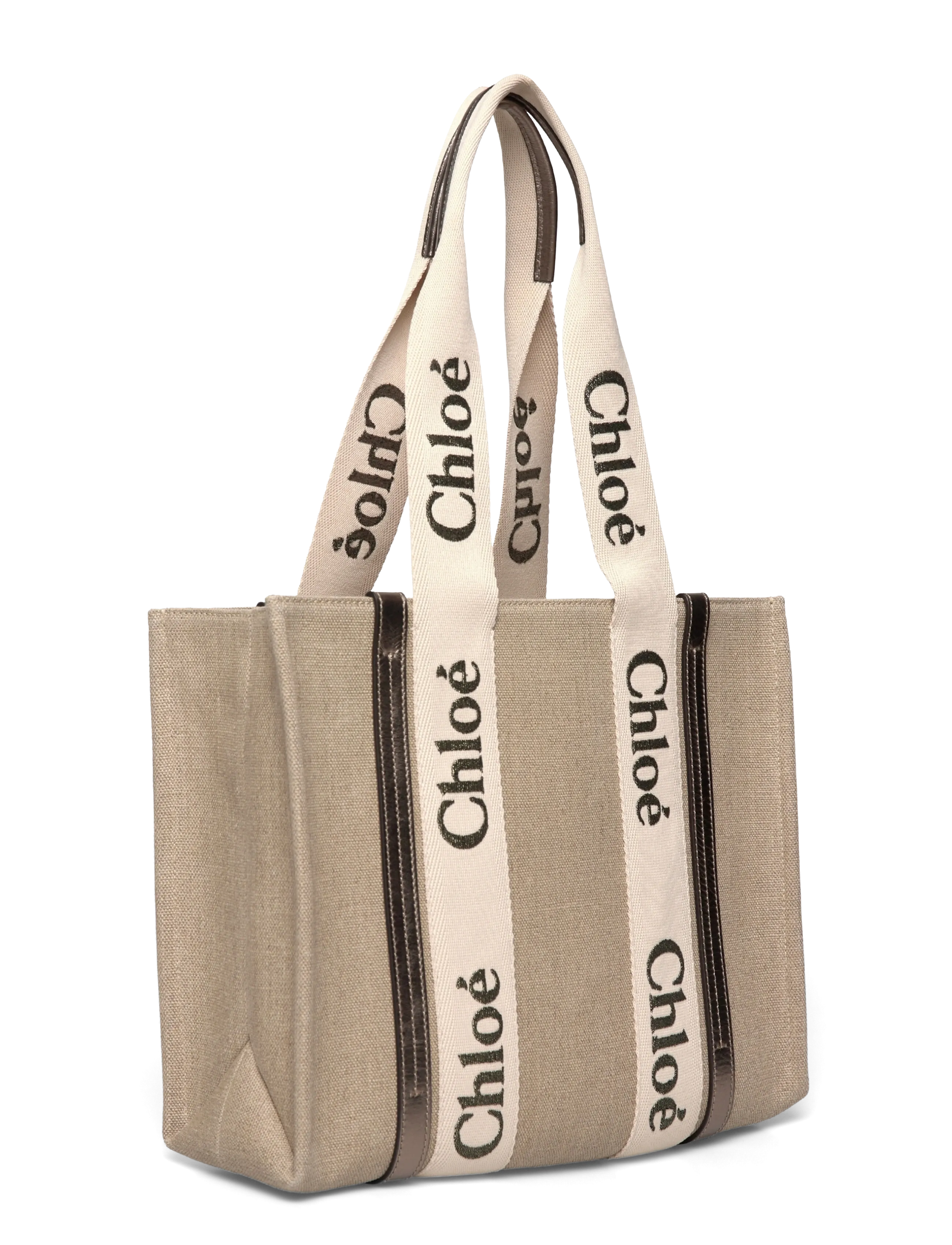 Chloé - Woody Shoulder Bag - shoulder bags - beige - 2