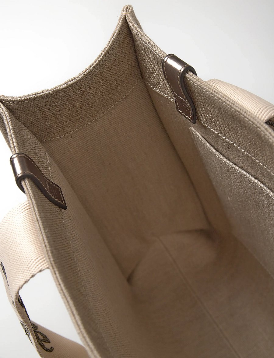 Chloé - Woody Shoulder Bag - kotid - beige - 4