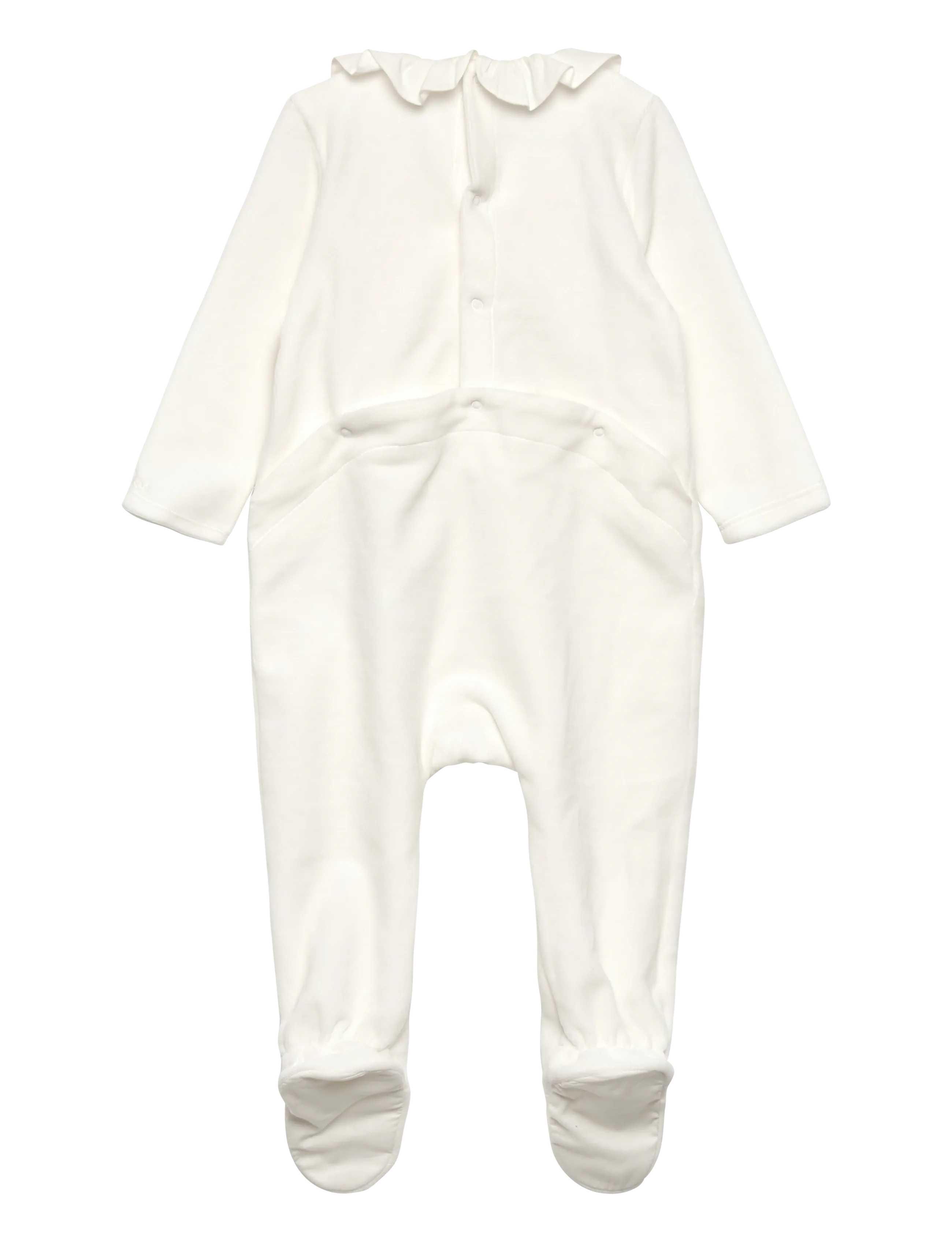 Chloé - Ivory Logo Babygrow - pikkade varrukatega - white - 1