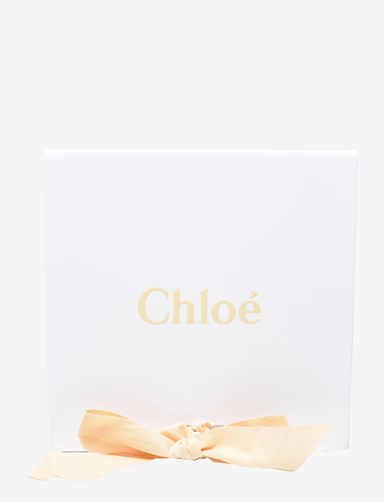 Chloé - Ivory Logo Babygrow - långärmade bodysuits - white - 3