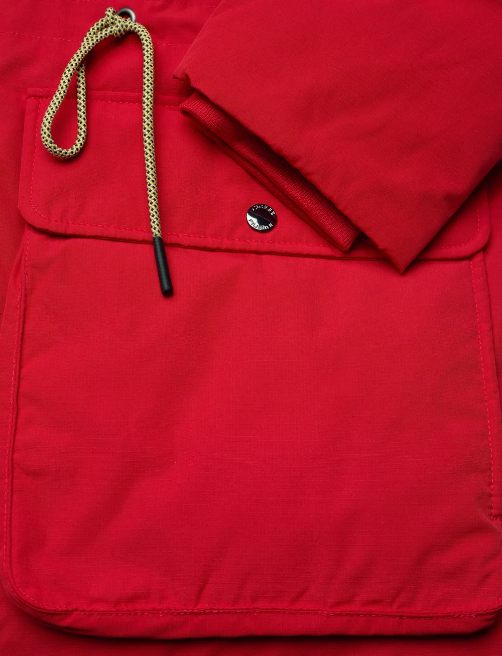 Ciesse Piumini - CP MONTANA 4 POCKET PARKA W DETACHABLE HOODED - talvejoped - high risk red-eclipse - 4